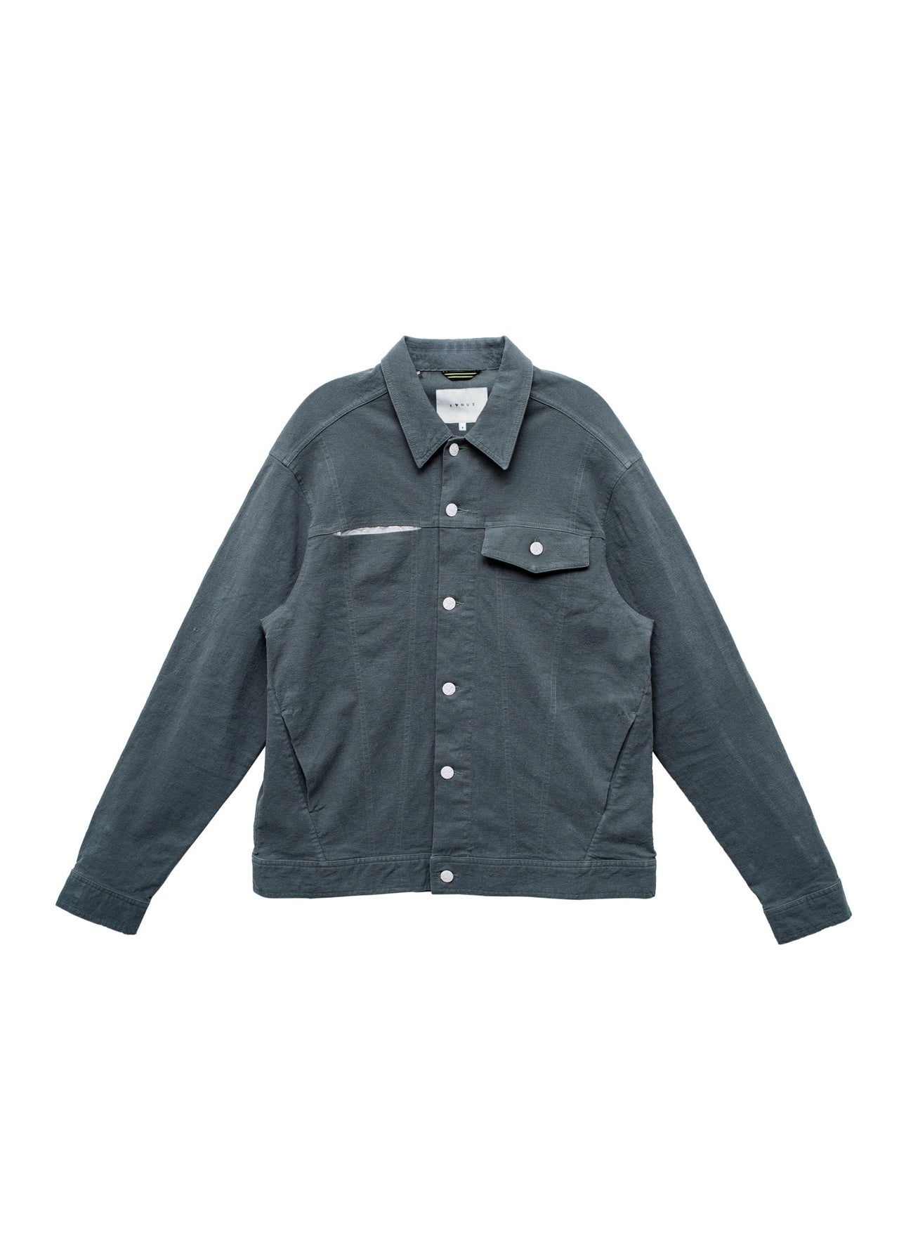 Konus Men's Trucker Jacket In Green