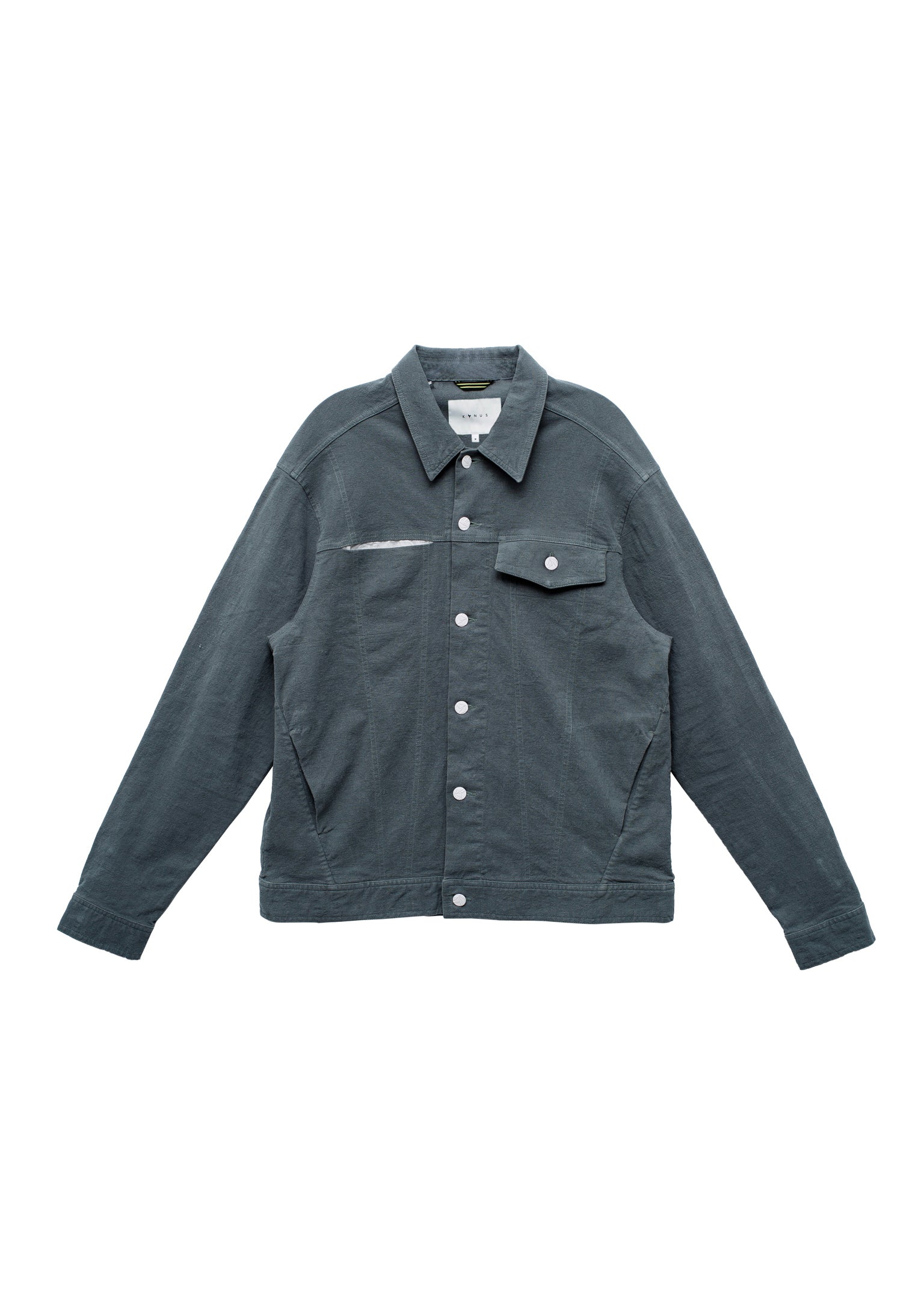 Konus Men's Trucker Jacket In Green