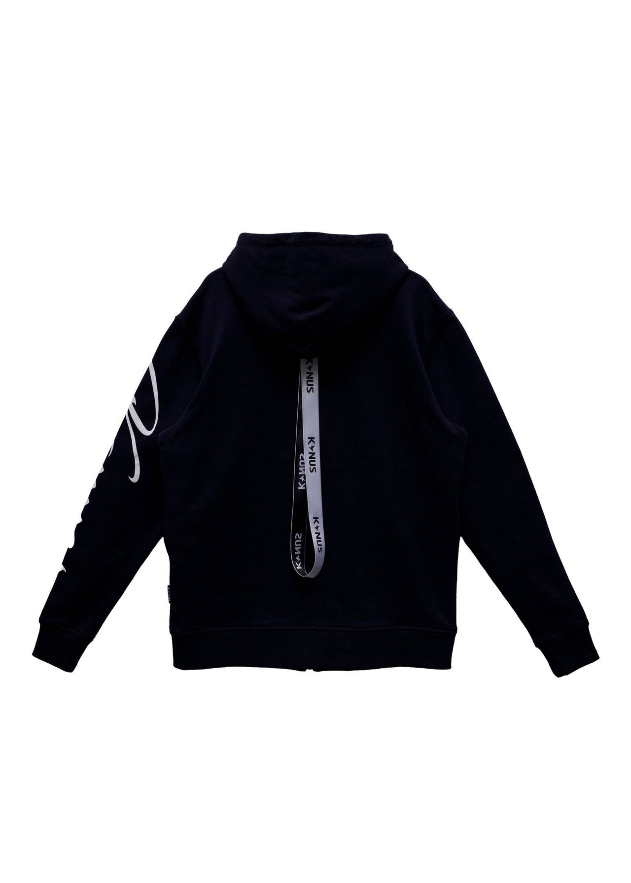 Konus Men's Mock Neck Zip Up Hoodie with Zipper Pockets In Navy