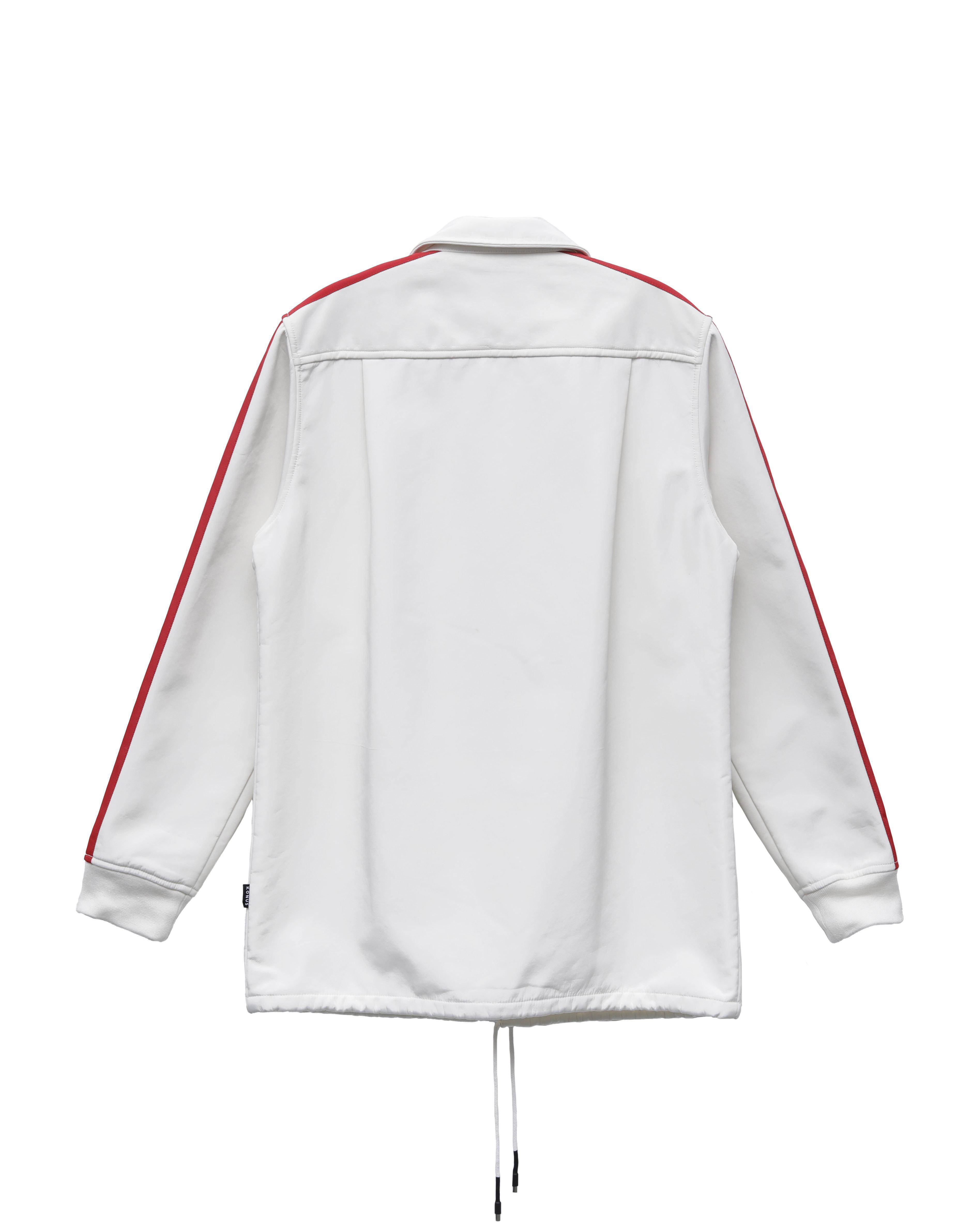 Konus Men's Bonded Fabric Coaches Jacket in White