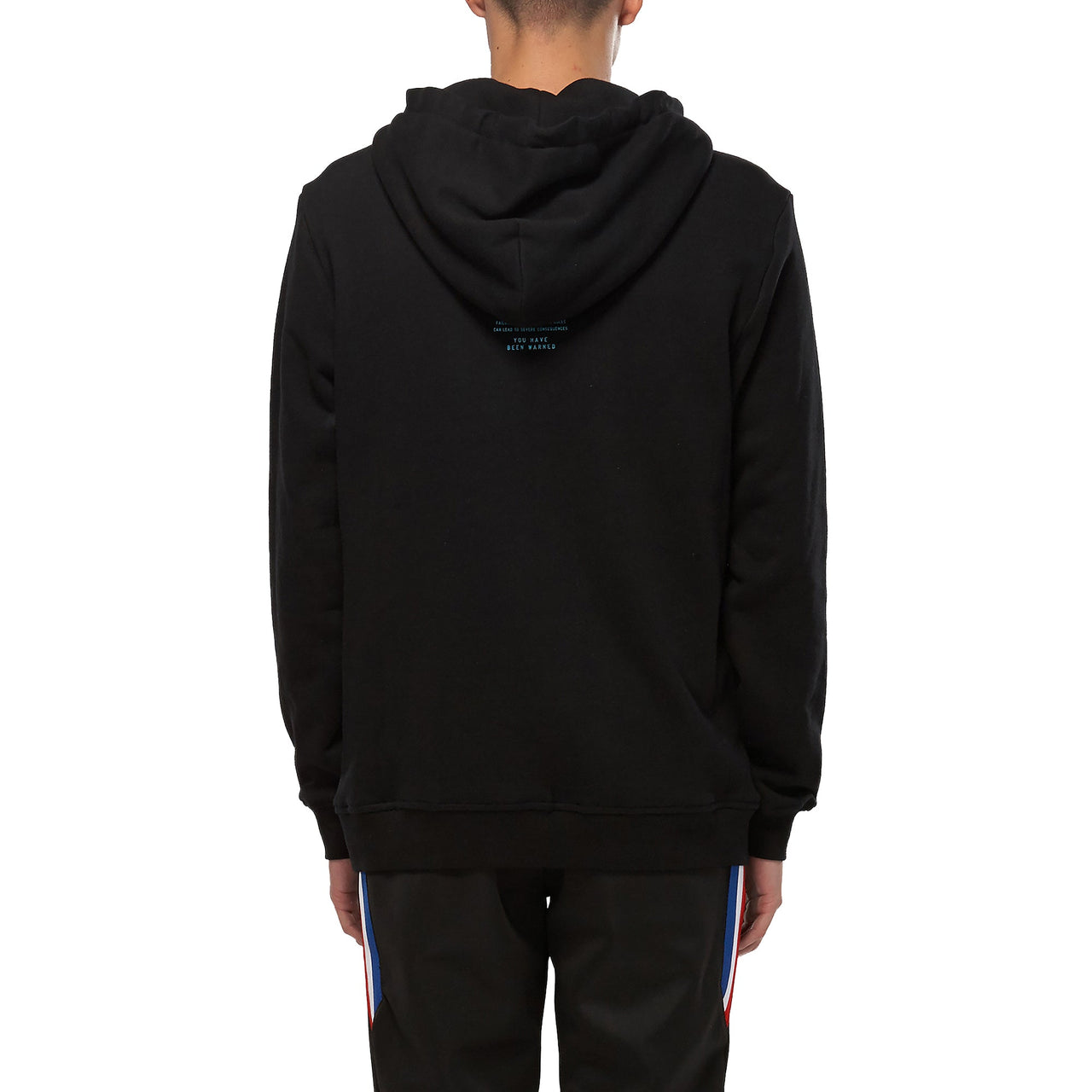 Konus Men's Graphic Pullover Hoodie in Black