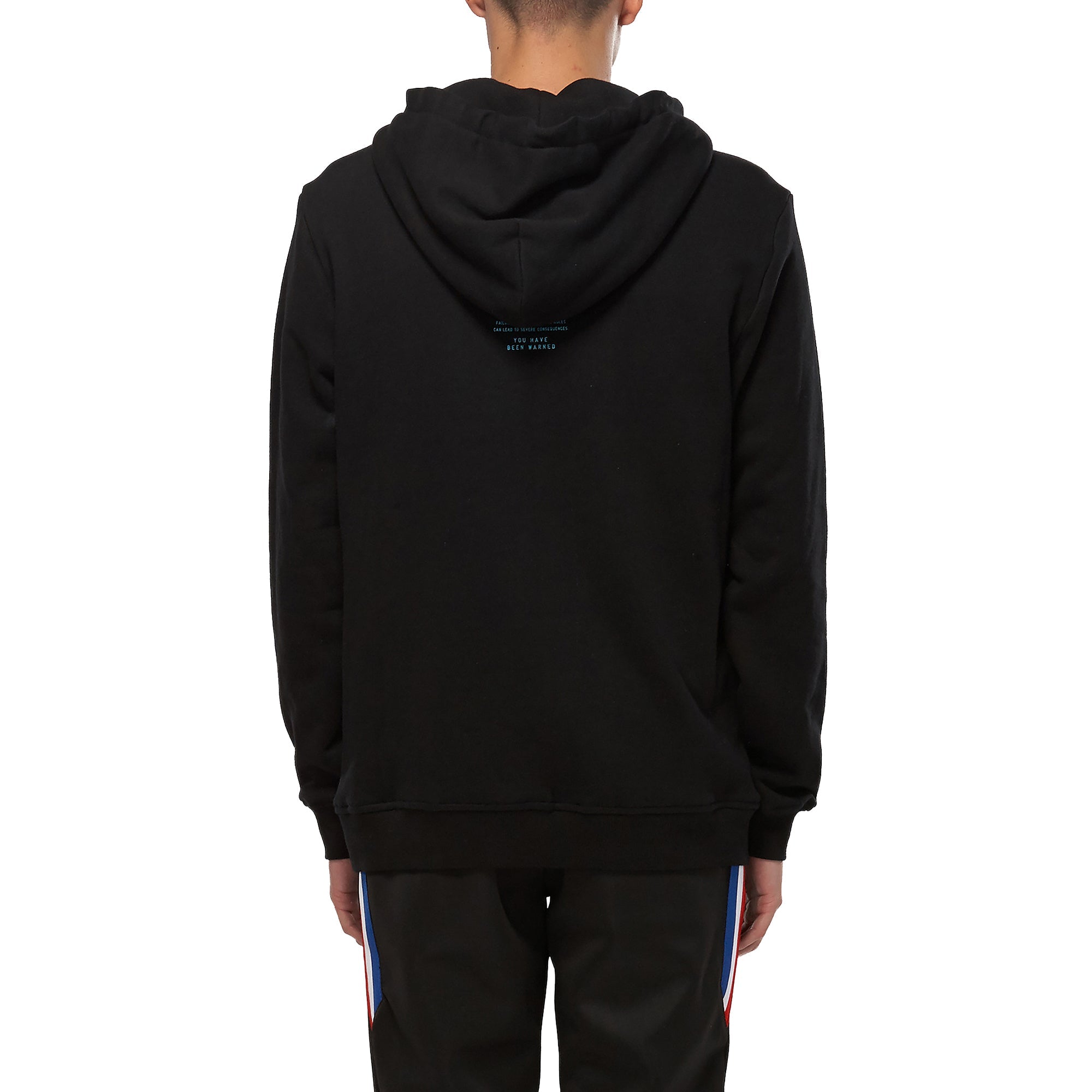 Konus Men's Graphic Pullover Hoodie in Black