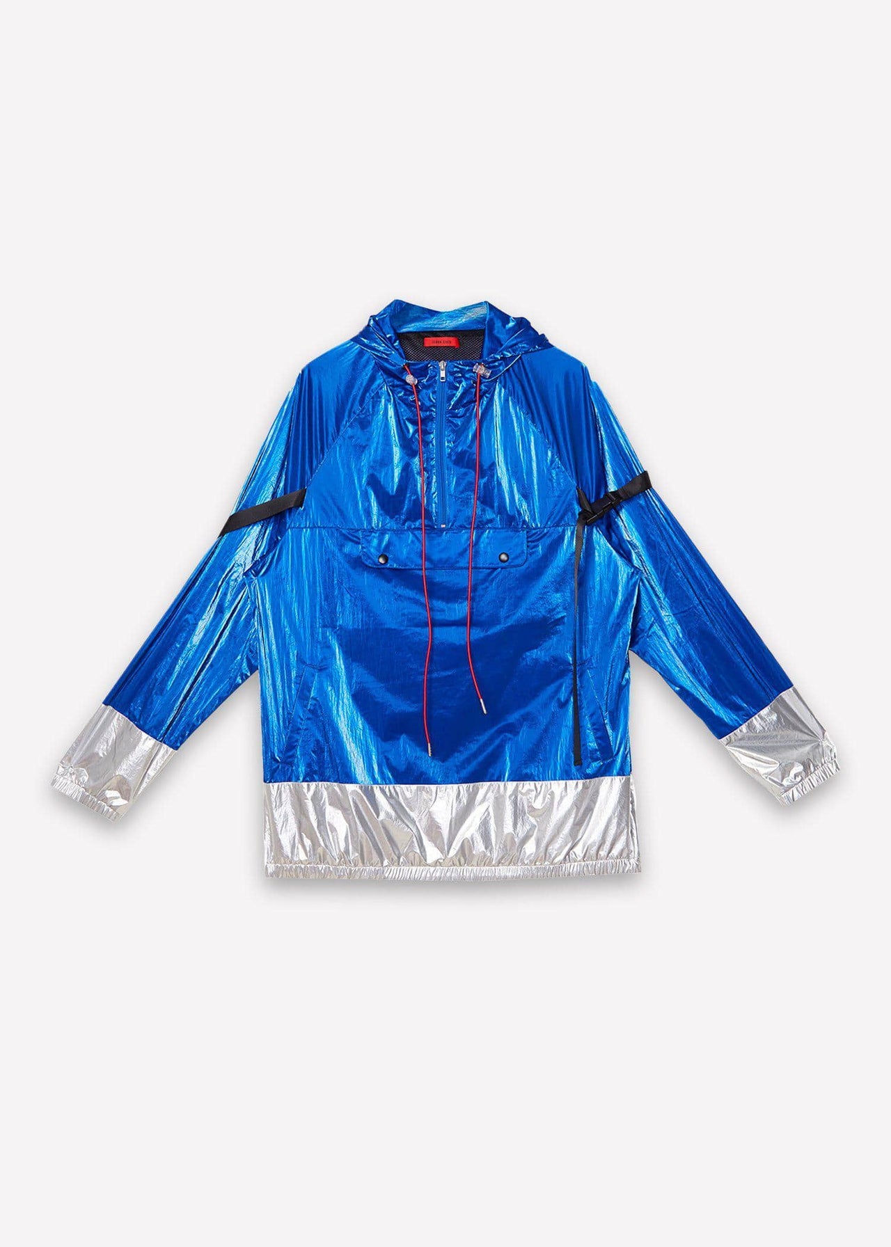 Blank State Men's Anorak in Metallic Blue
