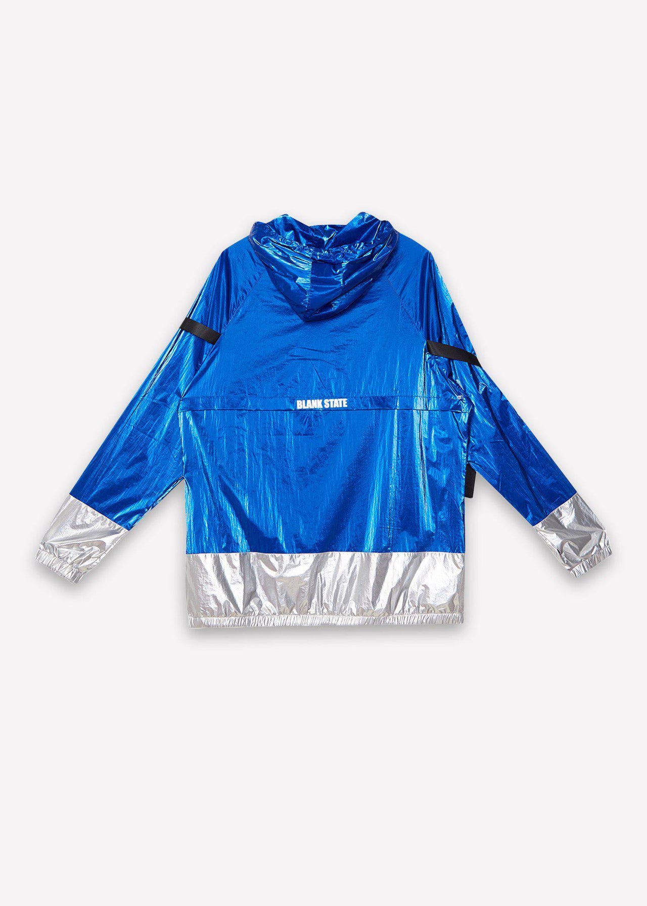 Blank State Men's Anorak in Metallic Blue