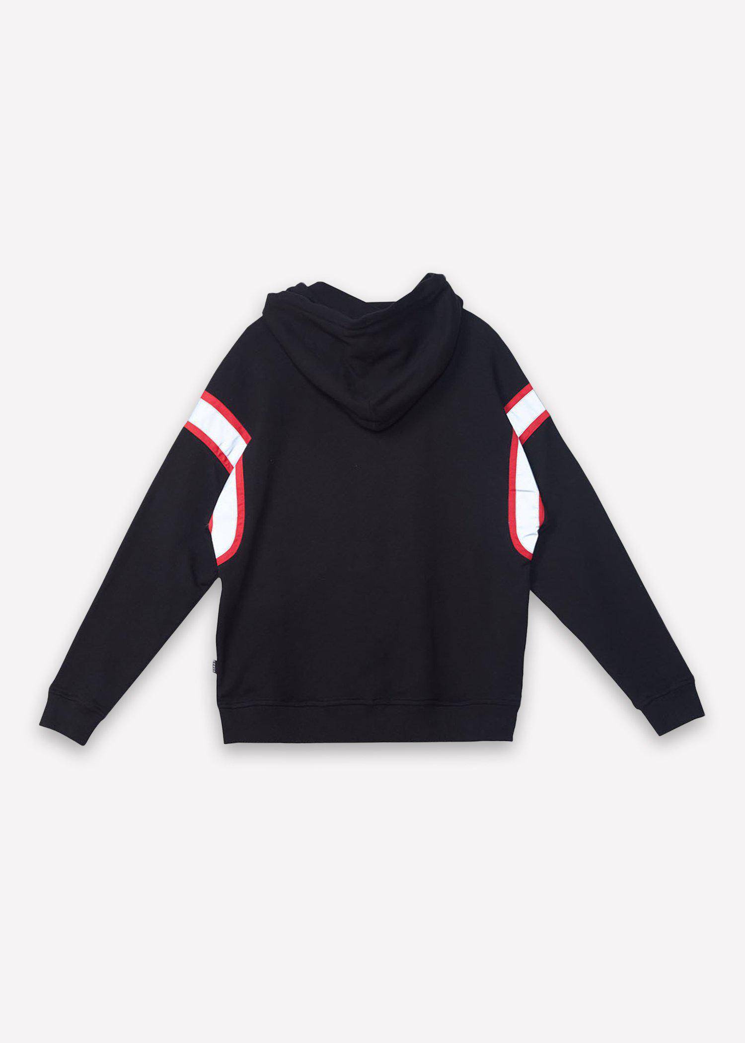 Men's Reflective Pullover Scorpion Hoodie in Black