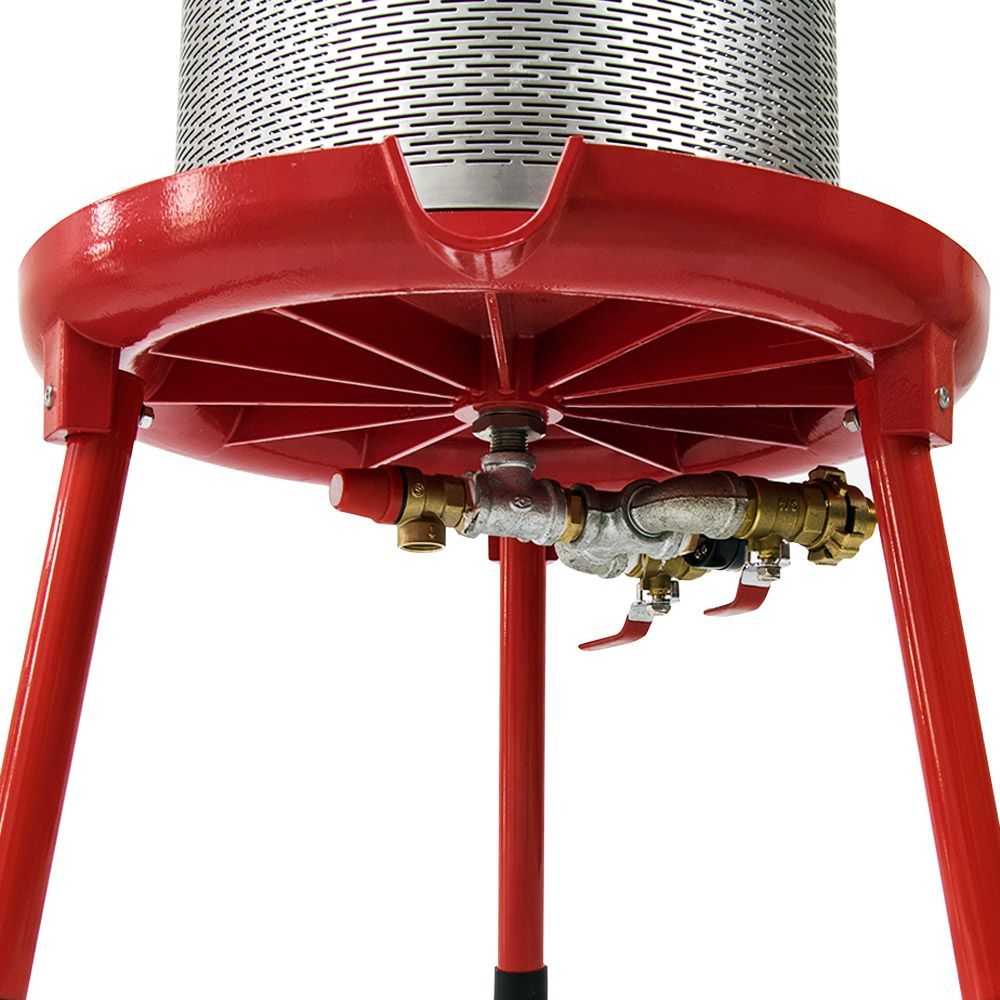 Hydraulic Fruit Wine Press with Fruit and Apple Crusher - Electricity-Free/Water-powered Cider Wine Bladder Press