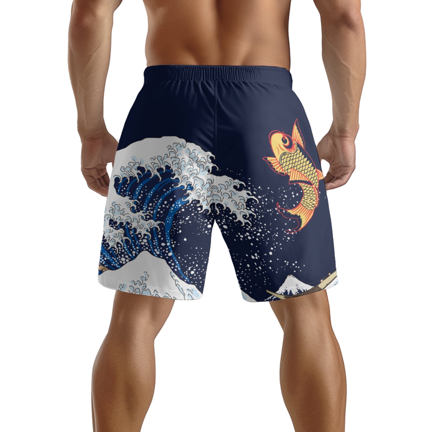 KS03 Jumping Koi Shorts