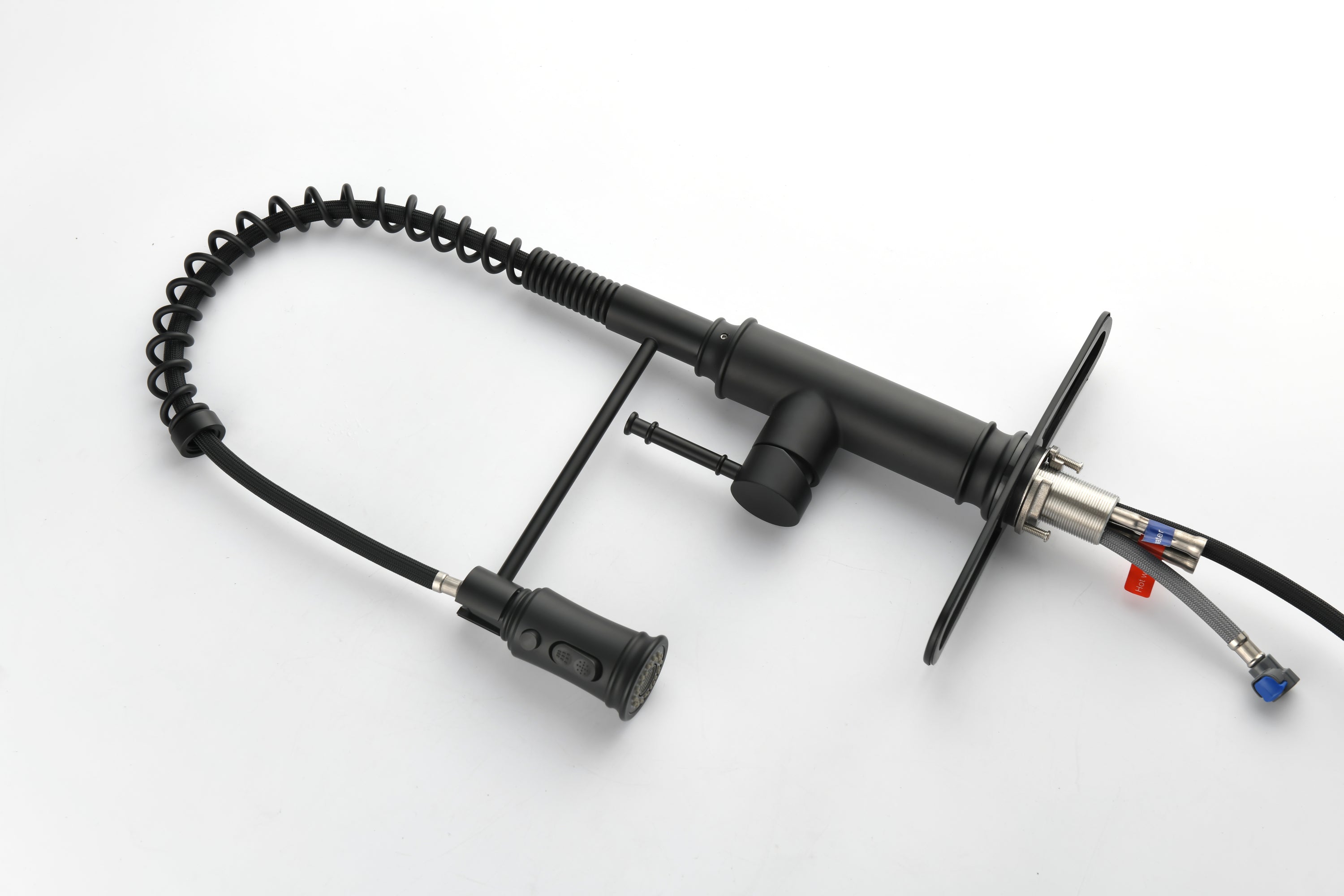 Kitchen Faucets Single Handle Pull Down Sprayer Spring Kitchen Sink Faucet