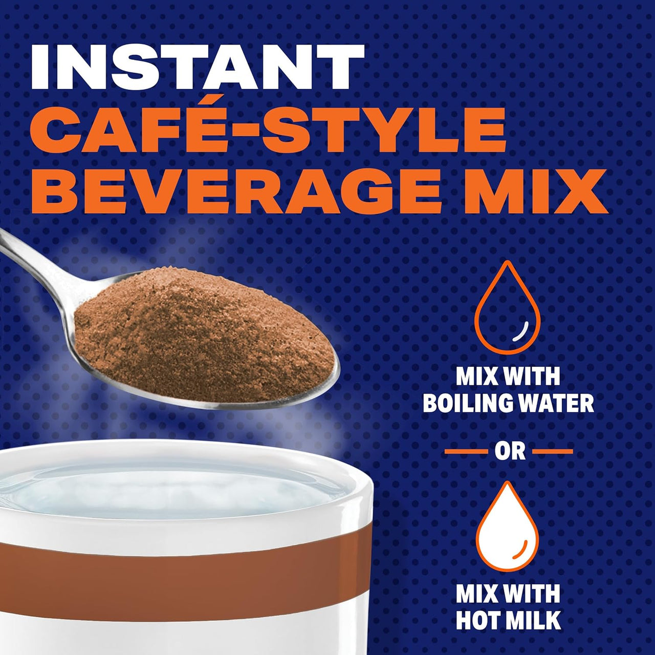 Maxwell House Instant Cafe-Style Beverage Mix, Easy to Prepare, 1 Canister, for Quick Morning Coffee or Afternoon Treat, Hazelnut Cafe, Kosher Dairy, 9 oz