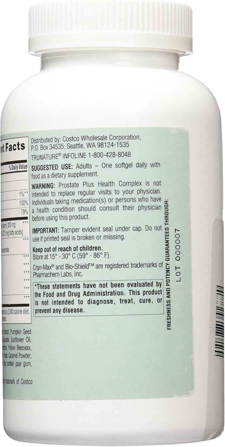 Trunature Prostate Health Complex, 250 Softgels
