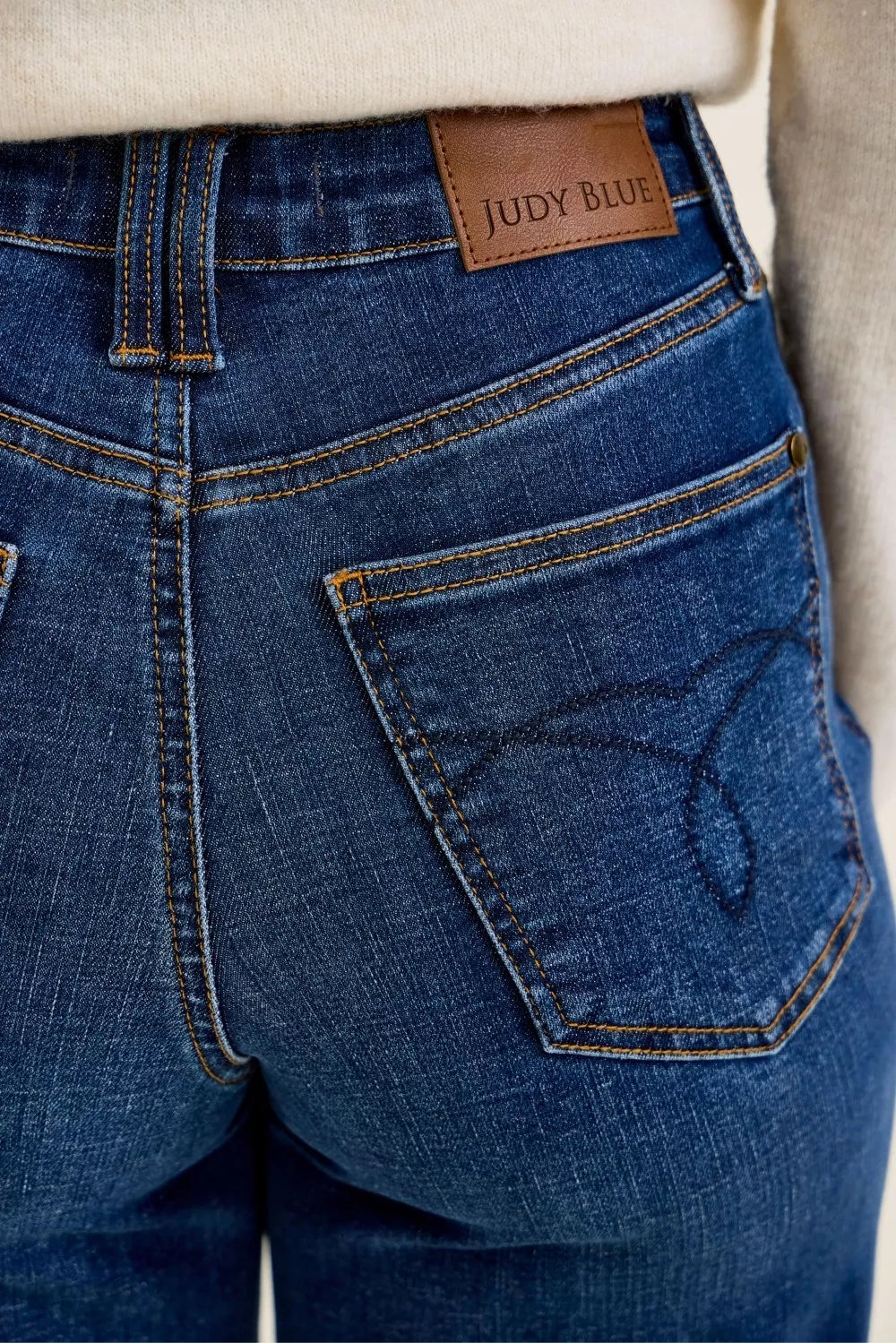 Judy Blue High Waist T.C. Claudia Ankle Wide Jeans