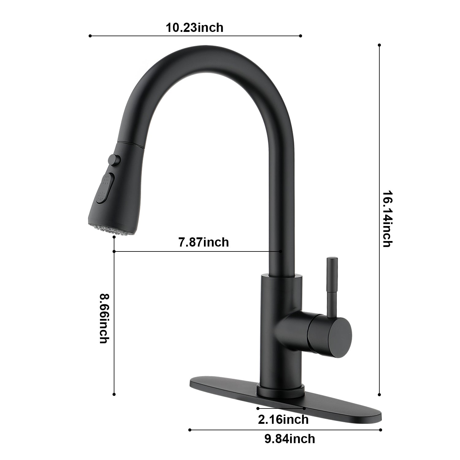Kitchen Faucet with Pull Out Spraye