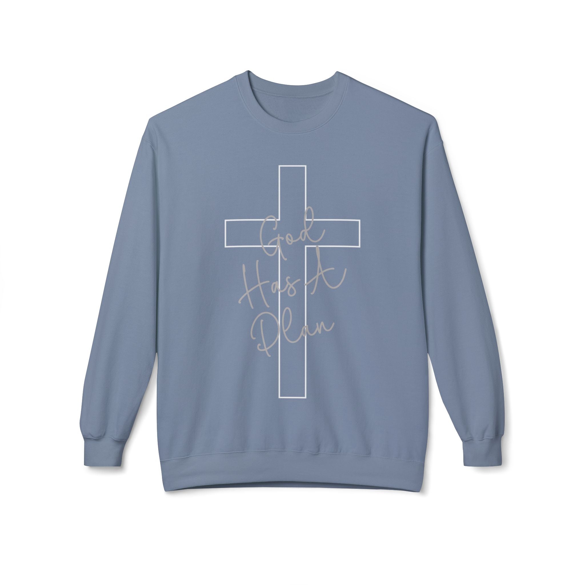 God Has a Plan Crewneck Sweatshirt – Jeremiah 29:11 Christian Pullover