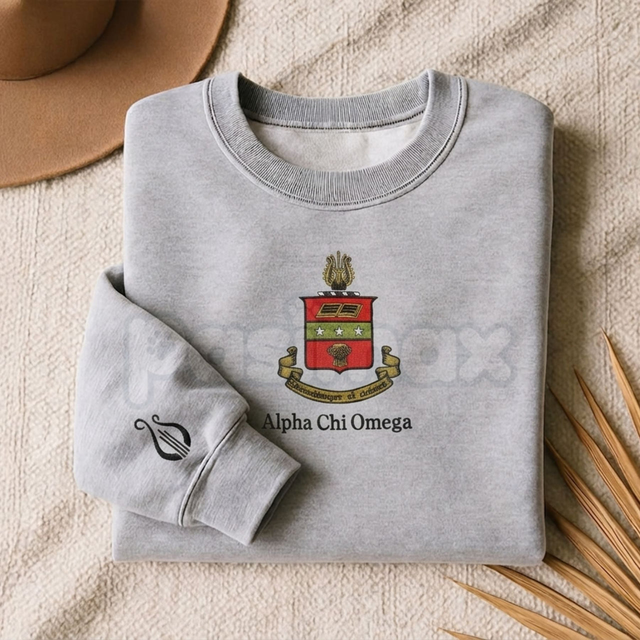 Custom Embroidered Sorority Sweatshirt – Classic Greek Letter Crewneck