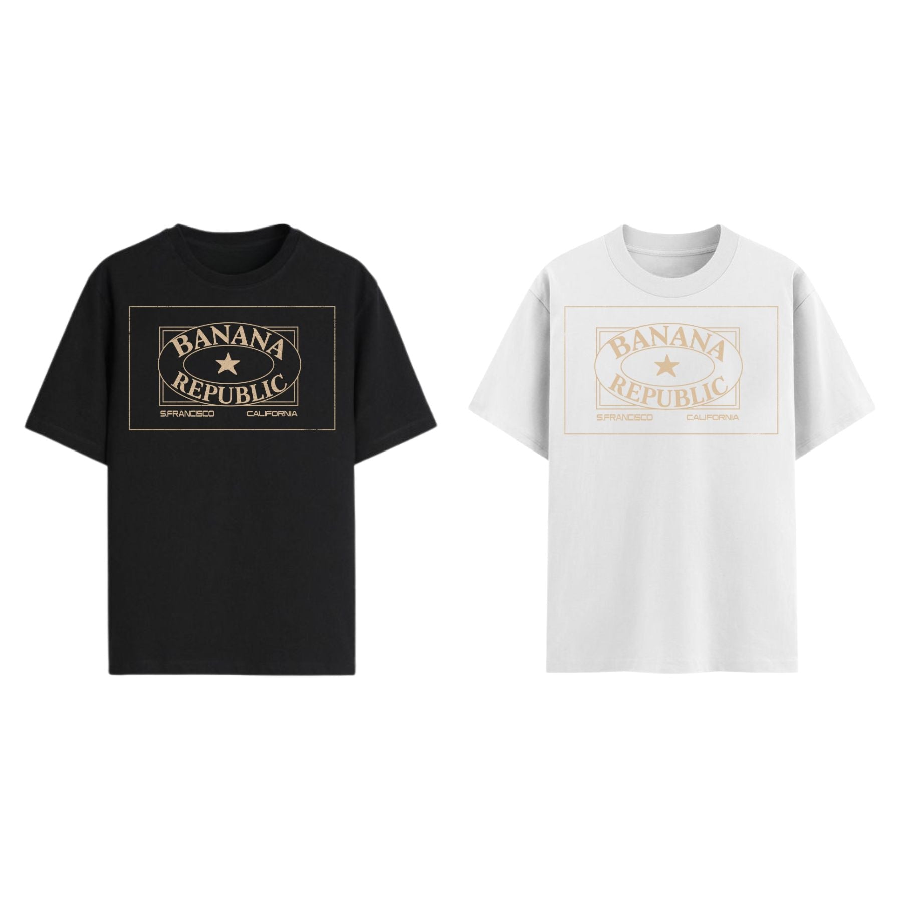 Retro Banana Republic T-shirt - Explorer Graphic Tee, Safari Style Apparel