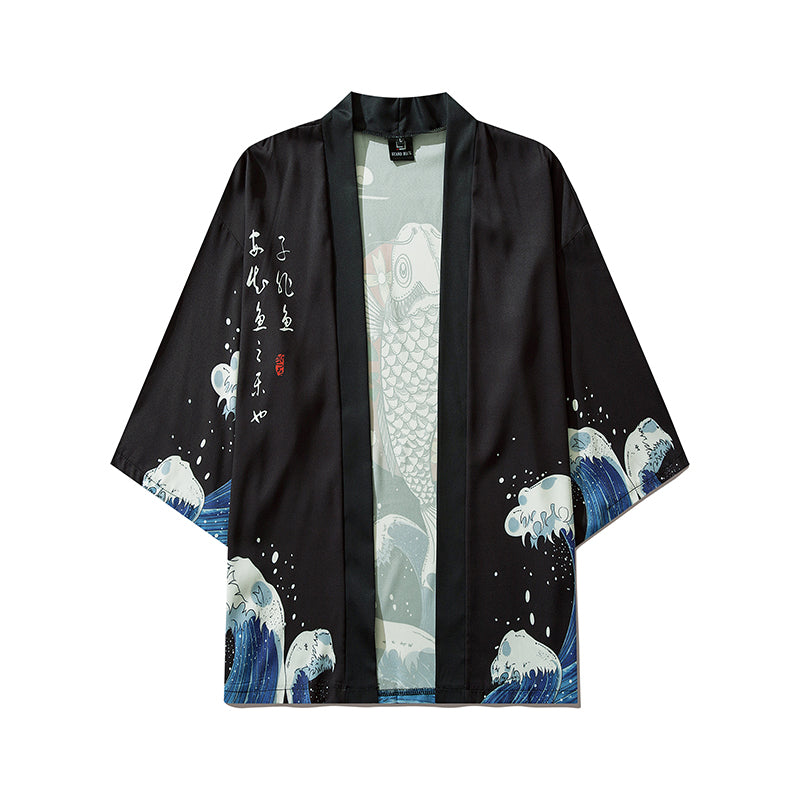 YC6327 Jumping Fish Kimono