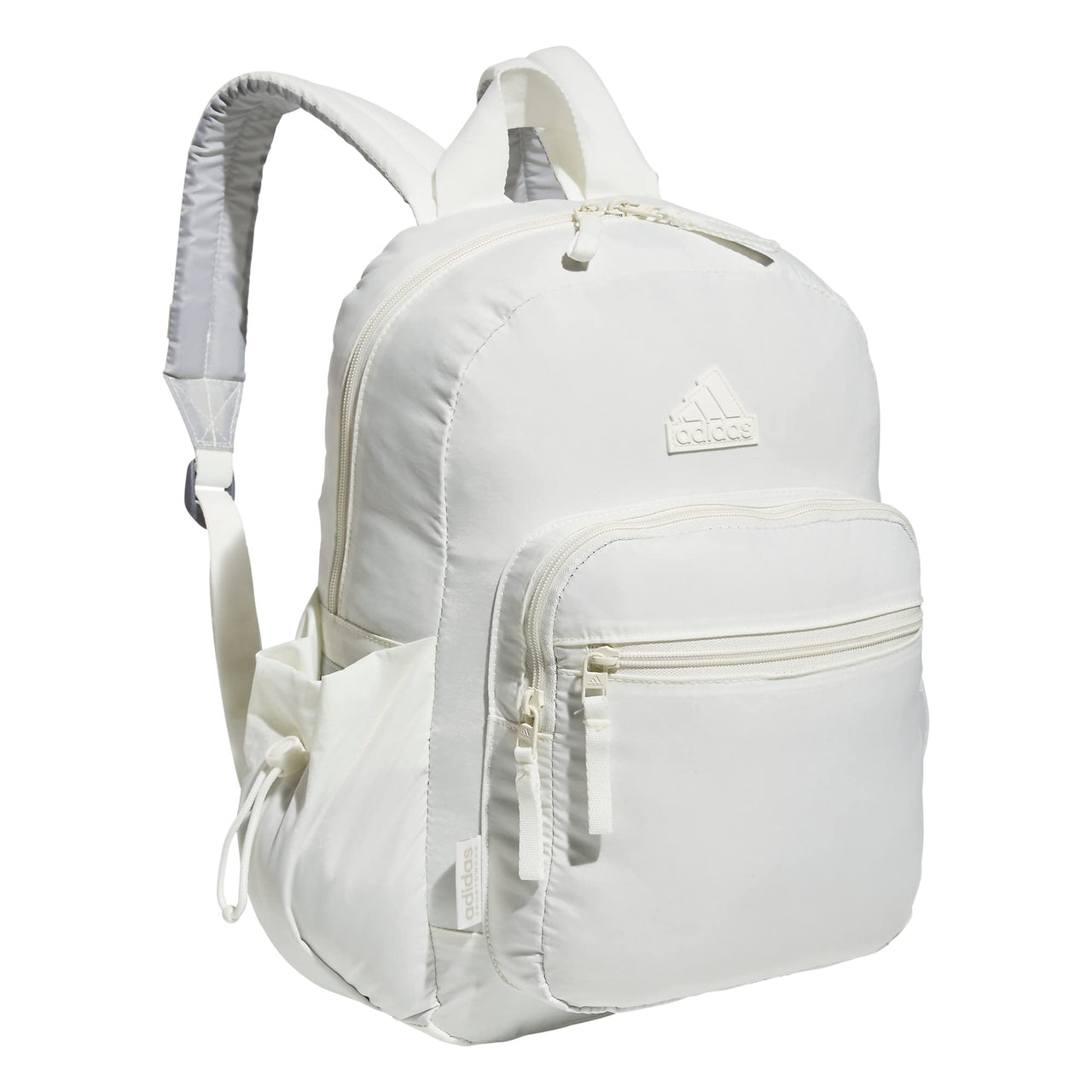 adidas Weekender Sport Fashion Compact Smaller Backpack with Detachable Mini valuables Pouch Off White One Size