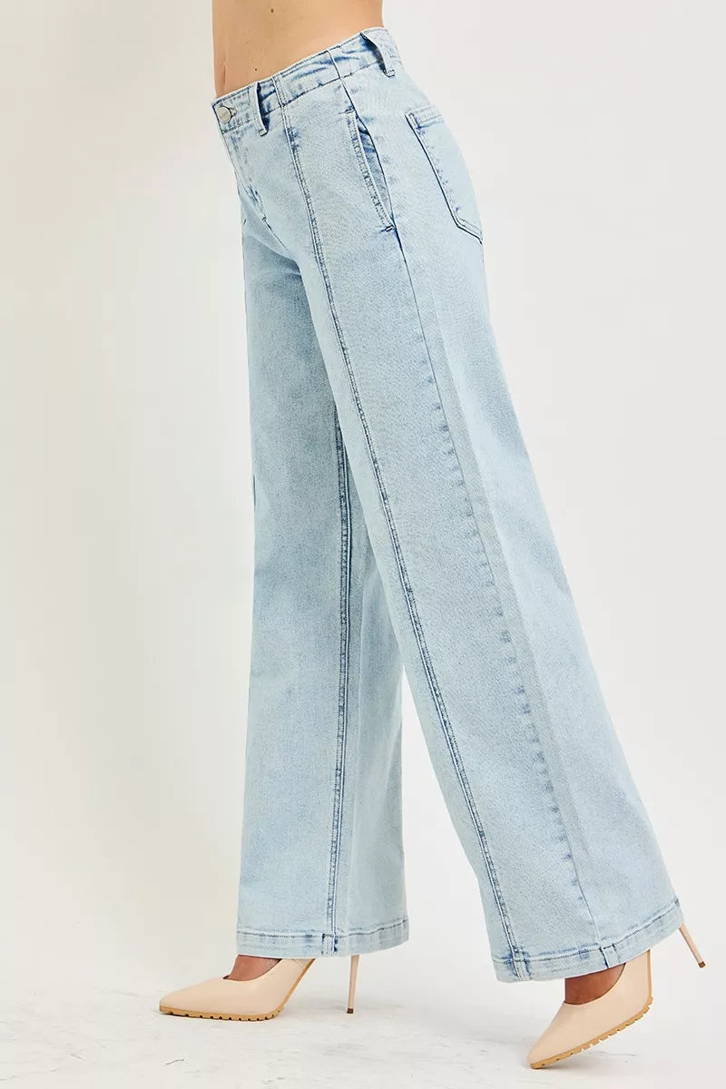 RISEN Slouchy Wide Leg Jeans