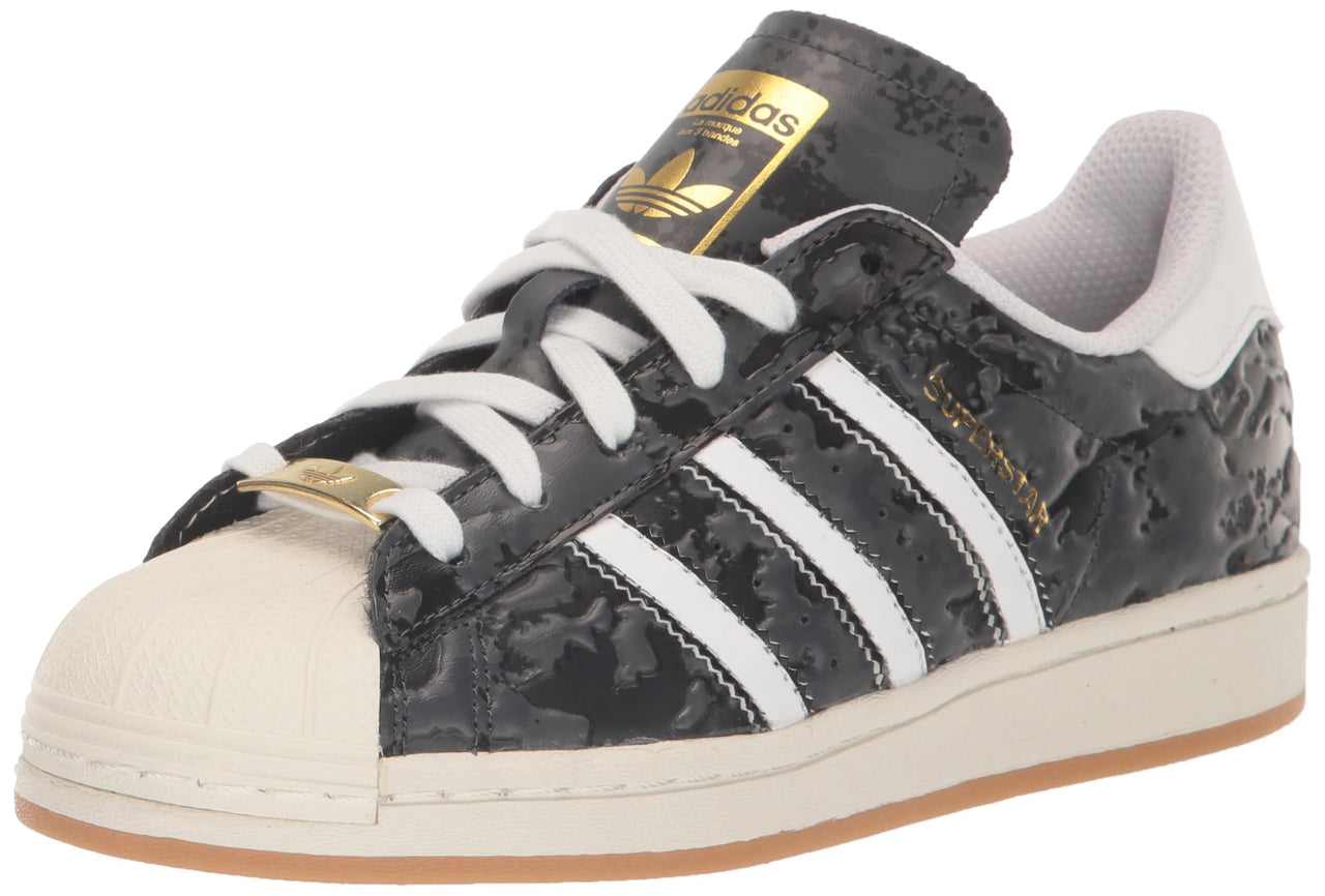 adidas Originals Mens Superstar Sneaker Black/White/Off White 4.5