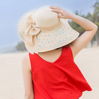 Beach Hat With Large Foldable Rim