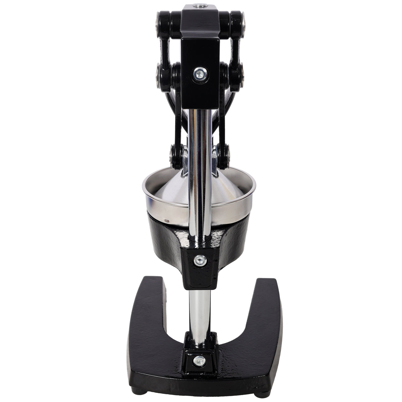 Cast Iron Citrus Juicer , Extra-Large Commercial Grade Manual Hand Press , Heavy Duty Countertop Squeezer for Fresh Orange Juice ,Black Color