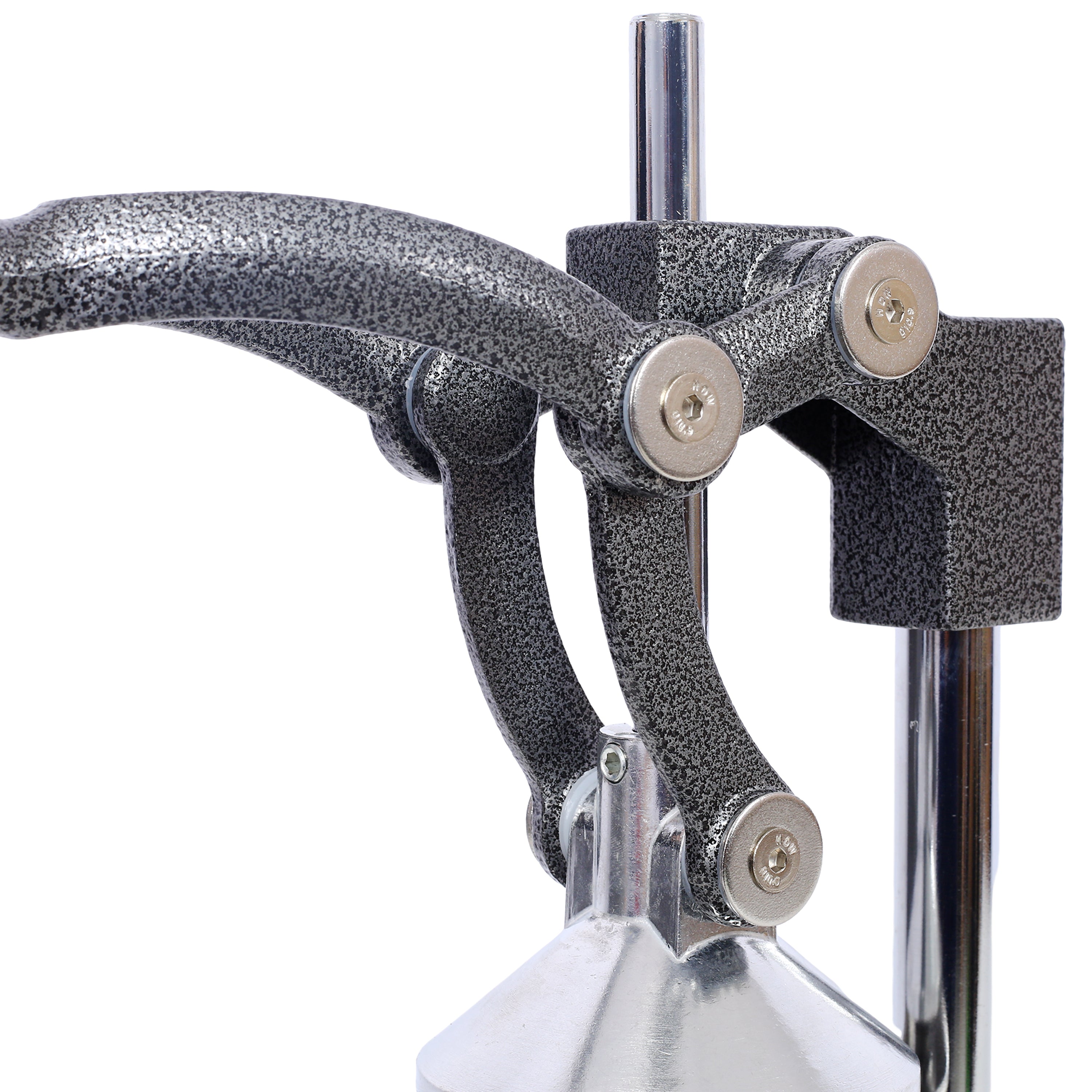 Cast Iron Citrus Juicer , Extra-Large Commercial Grade Manual Hand Press , Heavy Duty Countertop Squeezer for Fresh Orange Juice  ,grey color