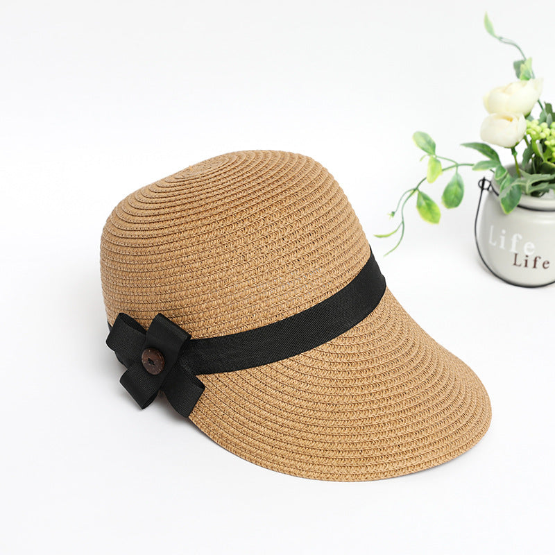 Straw Equestrian Hat Women's Outdoor Beach Casual Hat