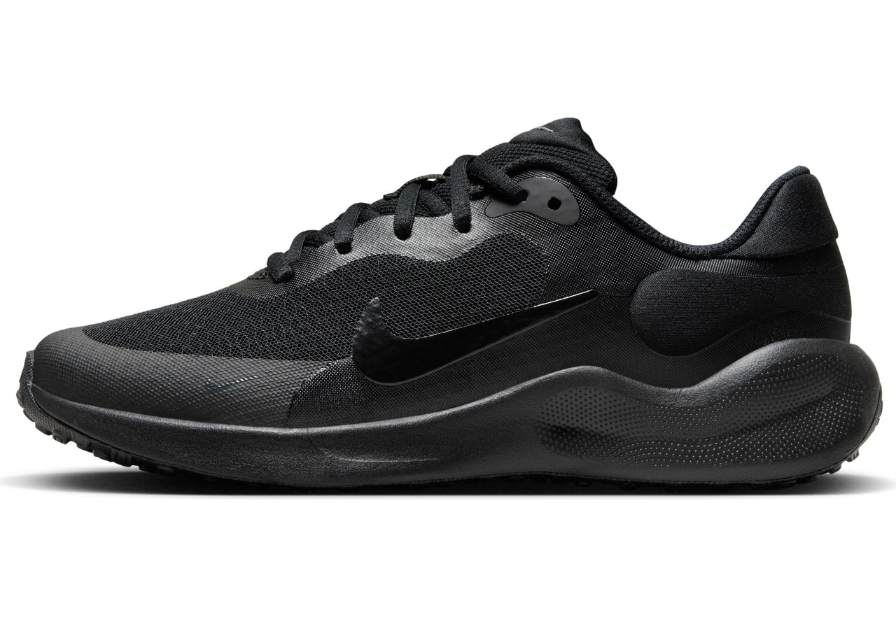 NIKE Revolution 7 Boys FB7689-001 (Black/Anthracite) Size 1.5