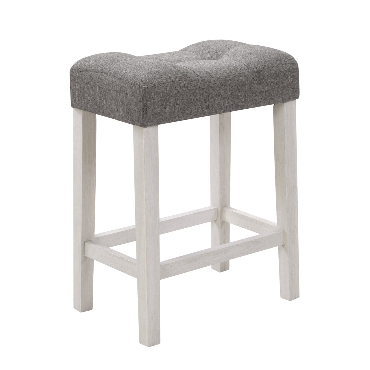 4 Piece Bar Table Set with Power Outlet,Bar Table Set with Chairs,Sofa Bar Table with Stools,Behind Couch Table with 3 Padded Stools,for Living Room,Dining room, White & Grey