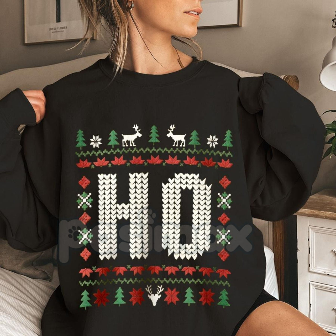 Santa's Favorite Ho Funny Christmas Sweatshirt | Explicit Adult Holiday Jumper | Sarcastic Naughty Xmas Crewneck | Mature Gift