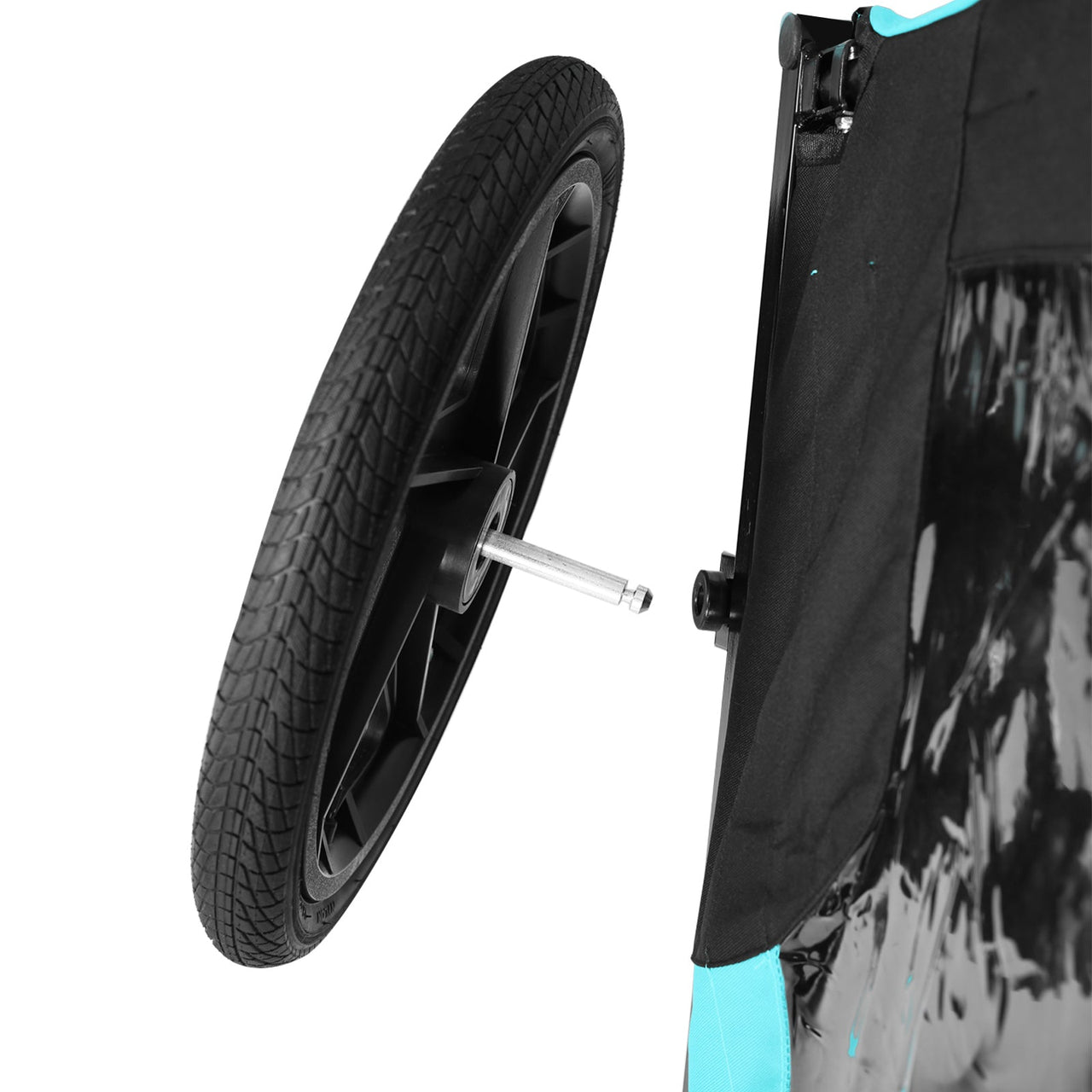 Pet Bike Trailer Dog Cart for Bicycle, Suitable for Small and Medium Pets, Easy Folding Cart Frame, Quick Release Wheel, Non-Slip Floor, Internal Leash