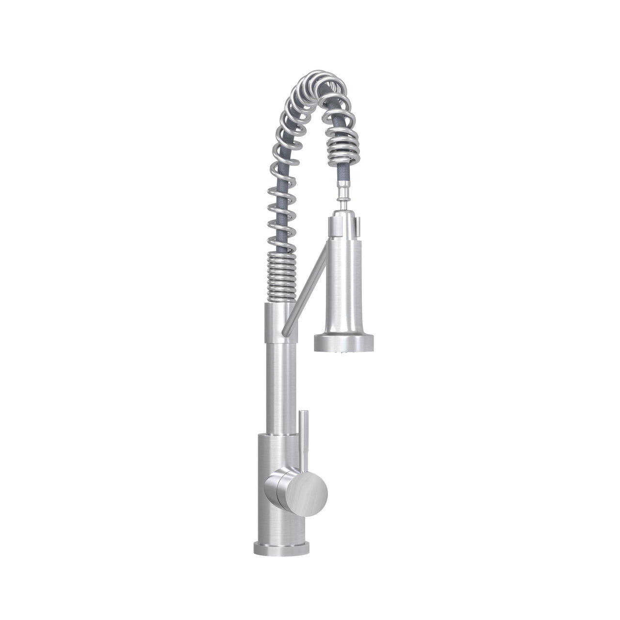 Bothwa Home CUPC Certified 19' Single Handle Kitchen Faucet (Brushed Nickel Finish)