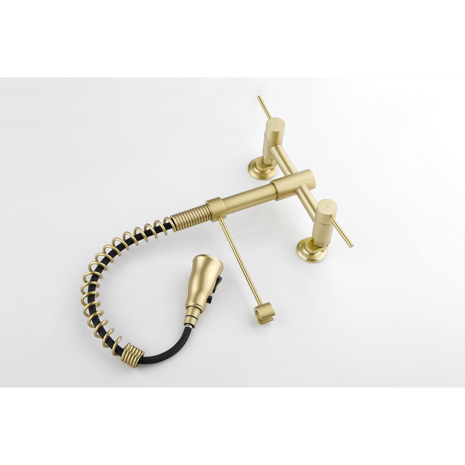 3 Functions Wall Mounted Bridge Kitchen Faucet