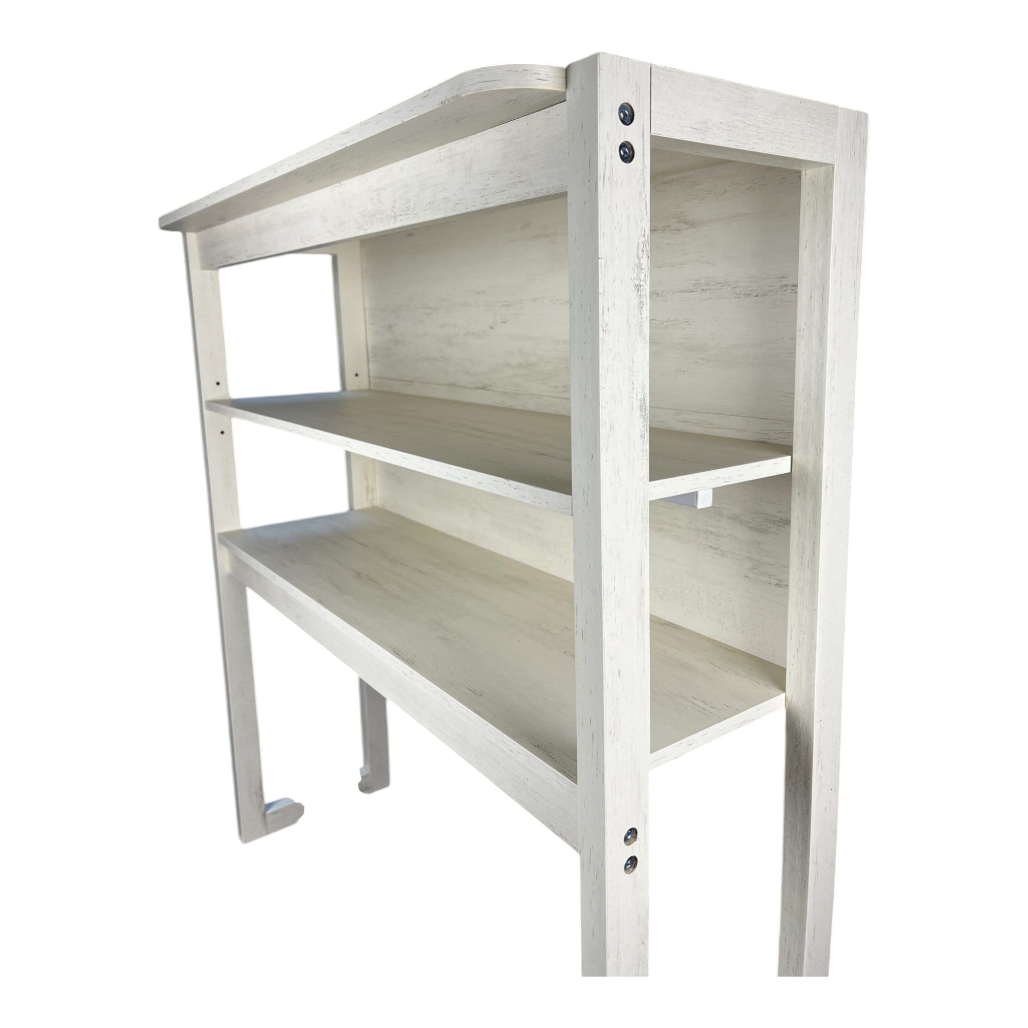 31.5' White and Black color 5-Tier Bakers Rack for Kitchen with Storage, Coffee Bar, Kitchen Shelves,  Microwave Stand