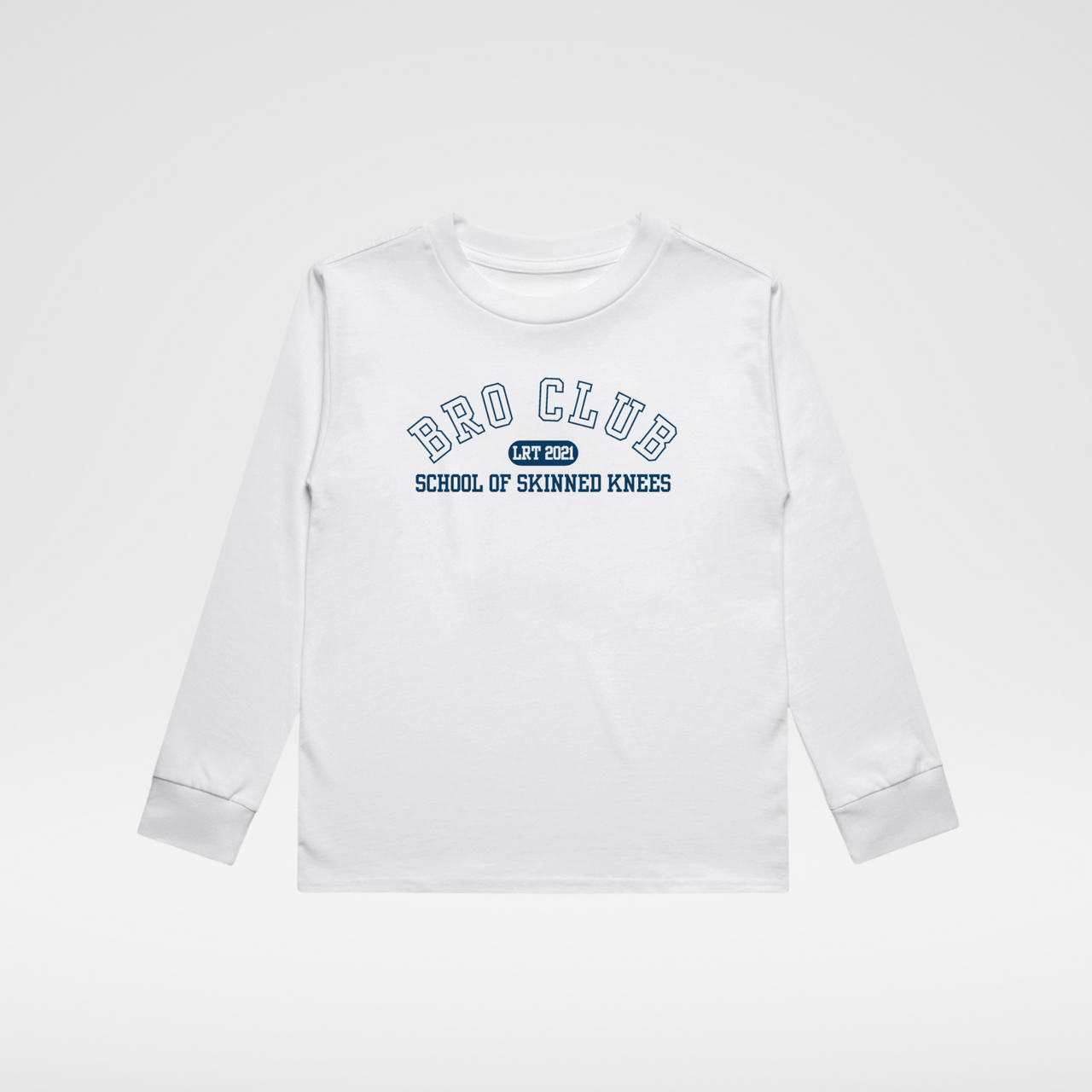 BRO CLUB LONG SLEEVE - WHITE
