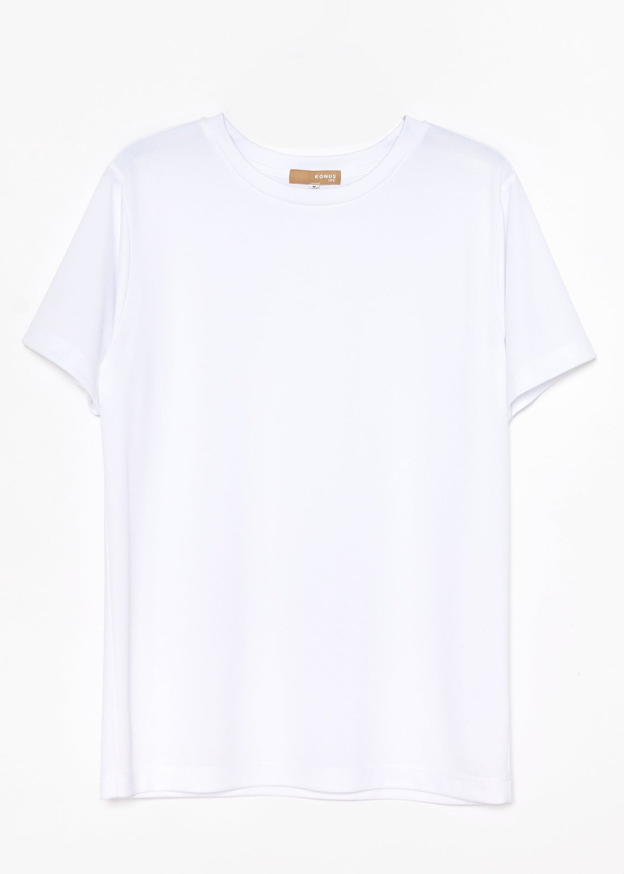 Konus Men's Eco Friendly Reolite Tech T-shirt in White