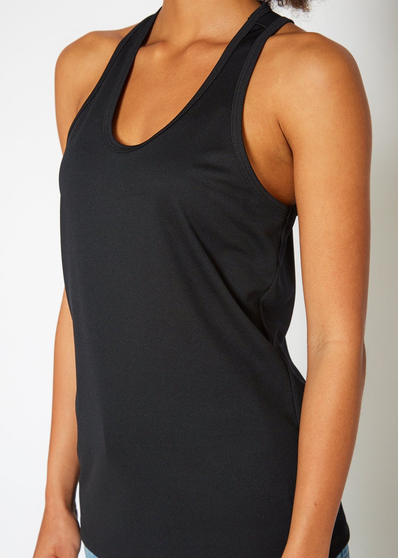 Women's Eco Friendly Reolite Tech Tank Top in Black