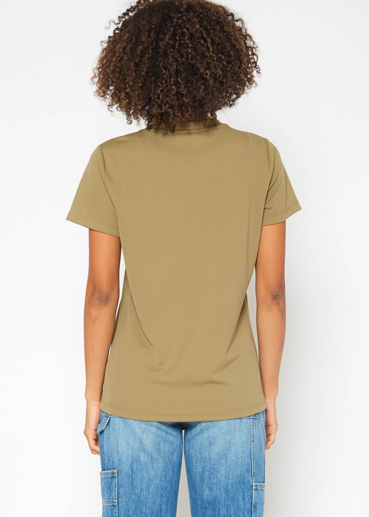 Women's Eco Friendly Reolite Tech T-shirt in Khaki