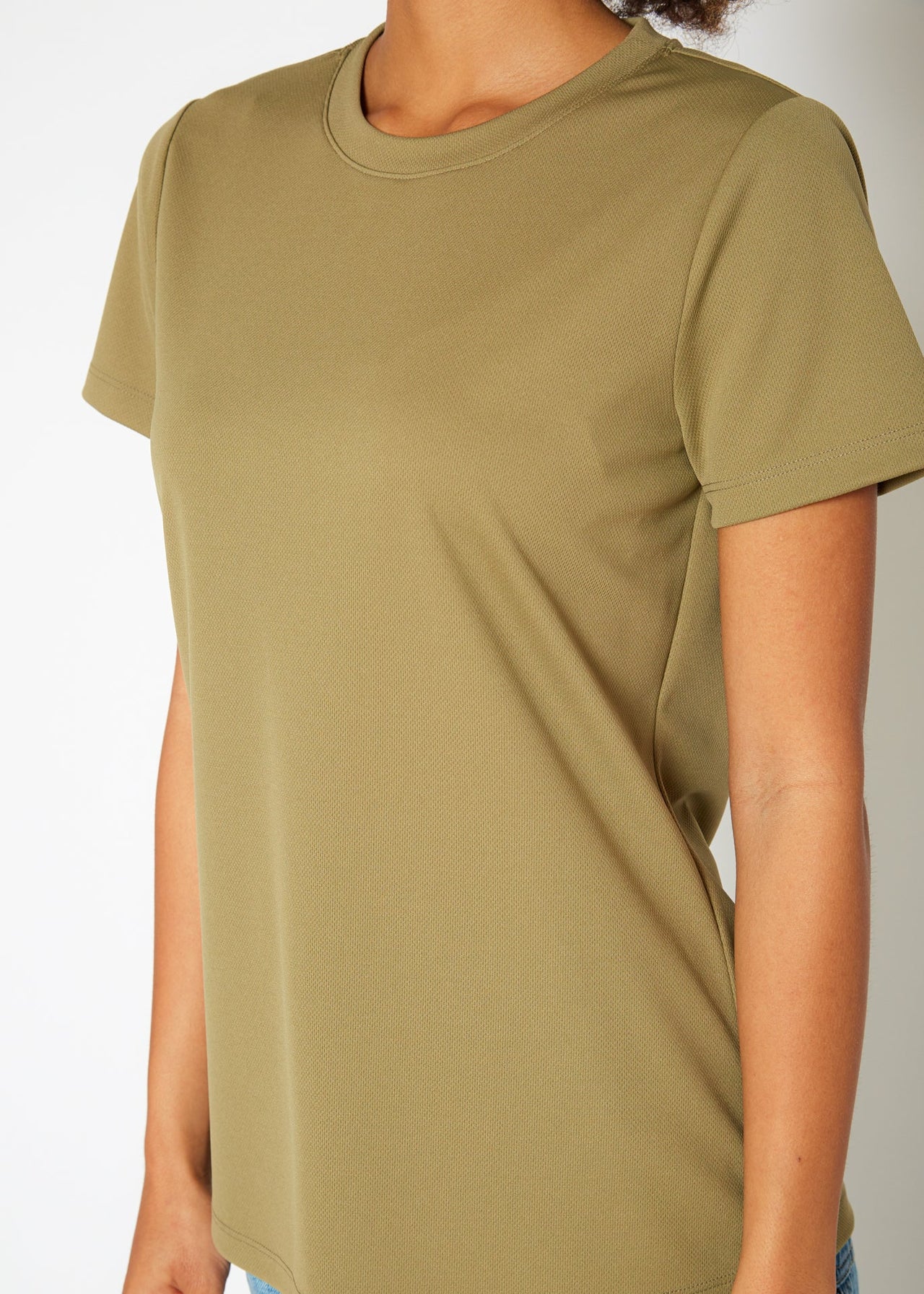 Women's Eco Friendly Reolite Tech T-shirt in Khaki