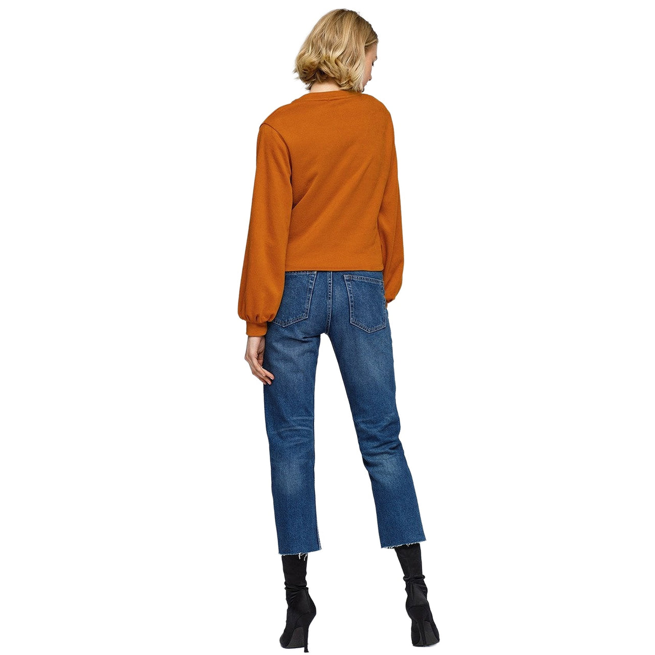 Women's V-Neck Wrap Front Sweatshirt