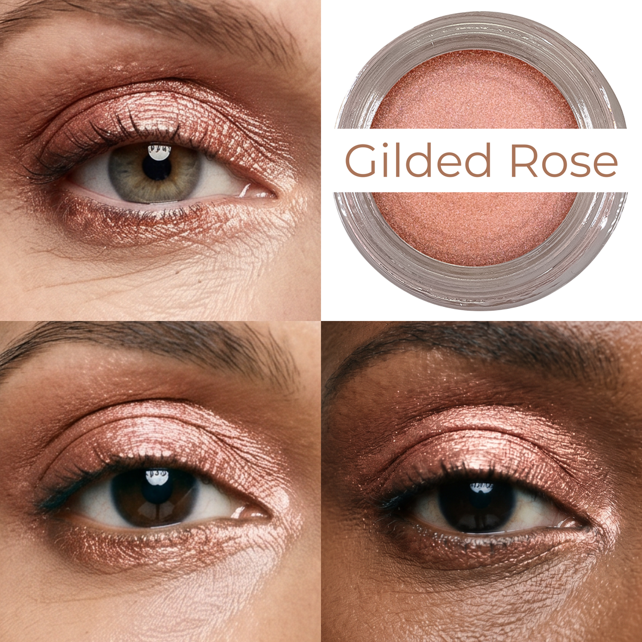 Gilded Rose Any Wear Creme - A Waterproof Multi-tasking creme to powder product for eyes, cheeks & lips. Can be worn anywhere