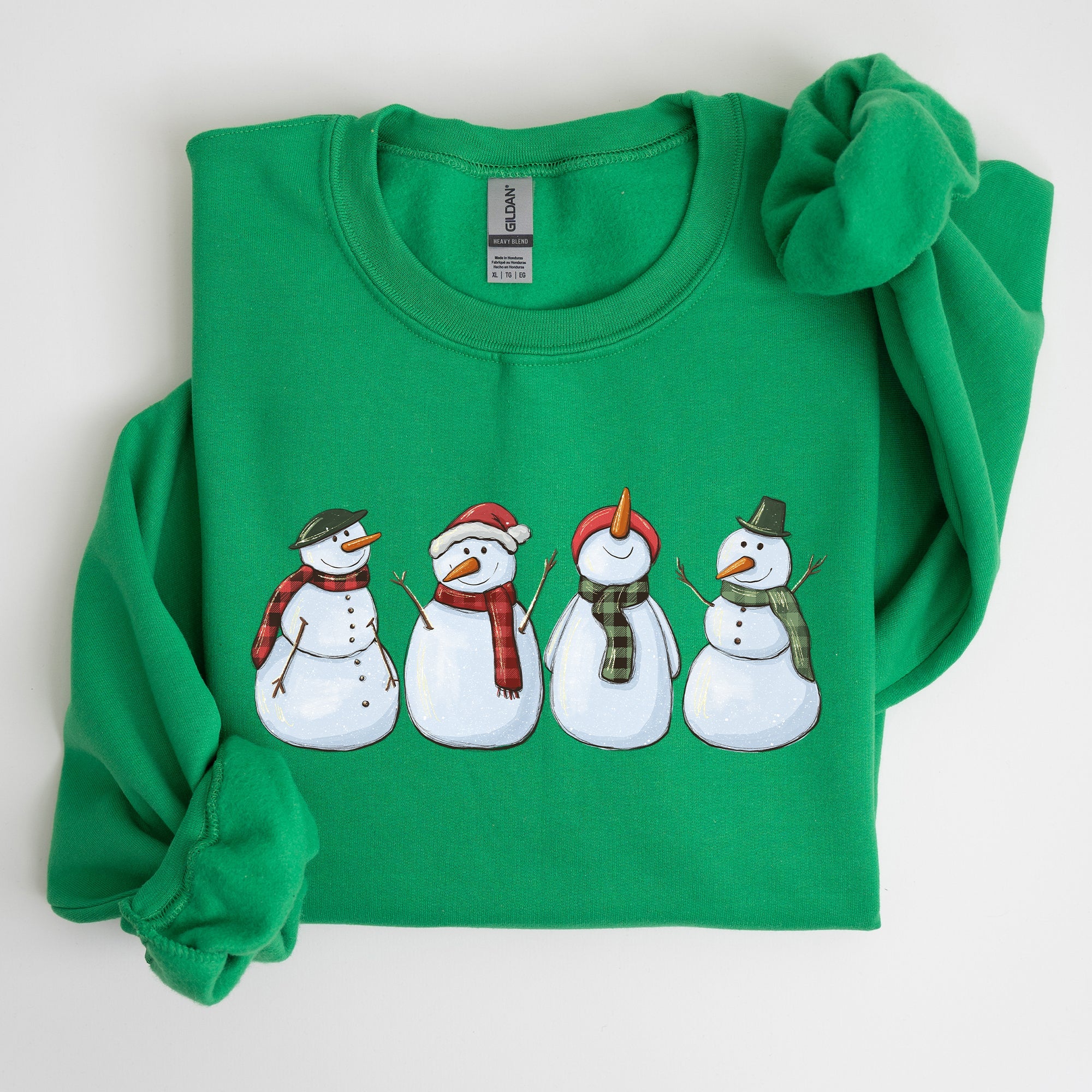 Adorable Snowman Christmas Winter Santa Xmas Holiday Cheer Cozy Seasonal Sweatshirt