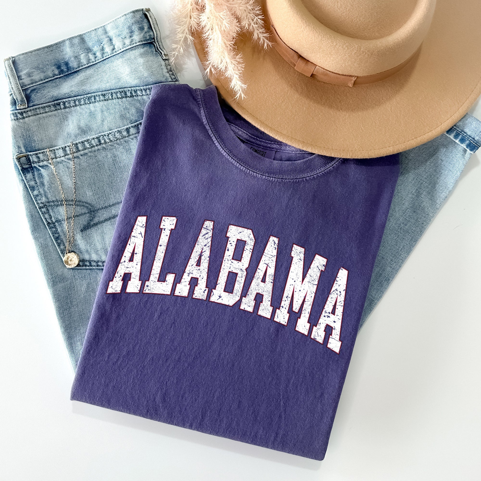 Alabama Football Game Day Tailgate Party Southern Pride State University Comfort Colors Tee