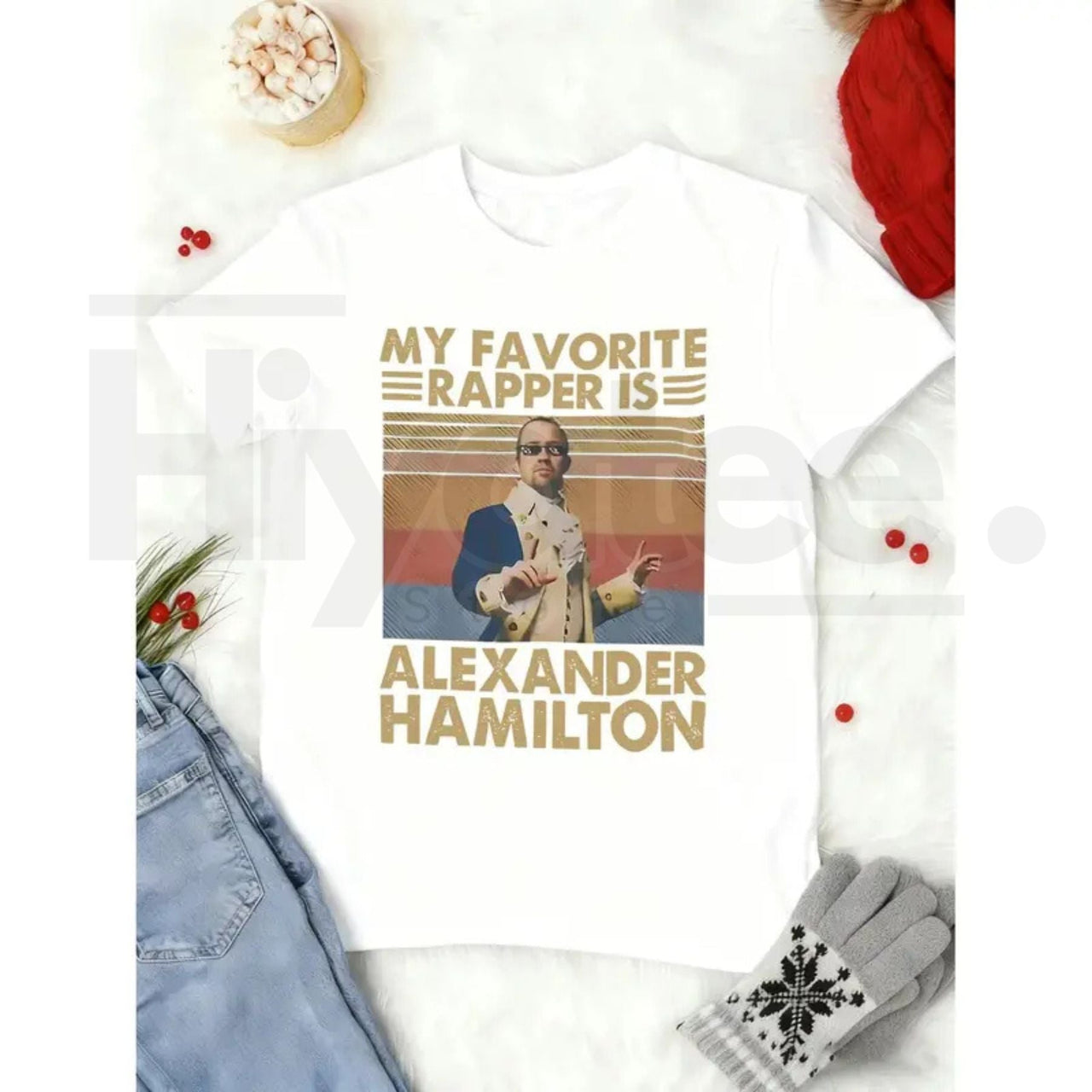 Alexander Hamilton Vintage – Hamilton Fan Exclusive Korean Loose Fit Casual