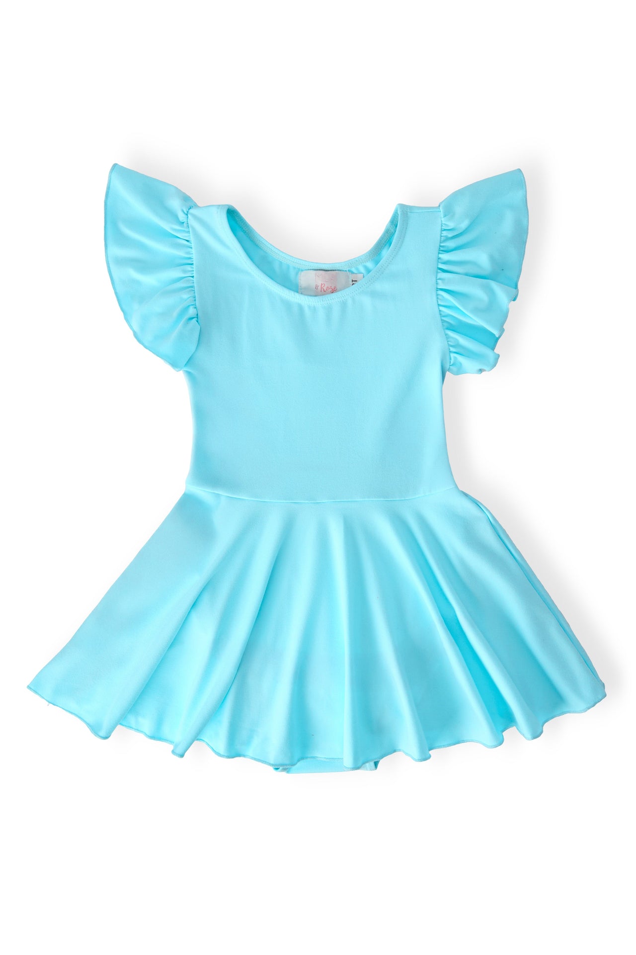 Aqua S/S Twirl Leotard