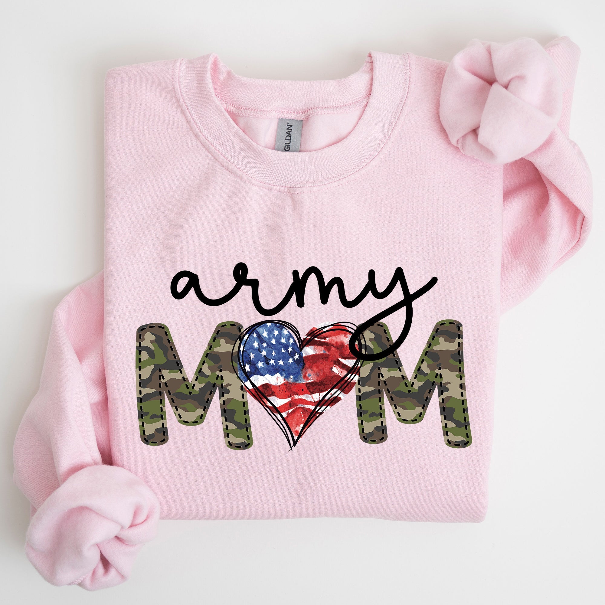 Army Mom Proud Of My Military Family And Armed Forces Mother's Day Edition Sweatshirt