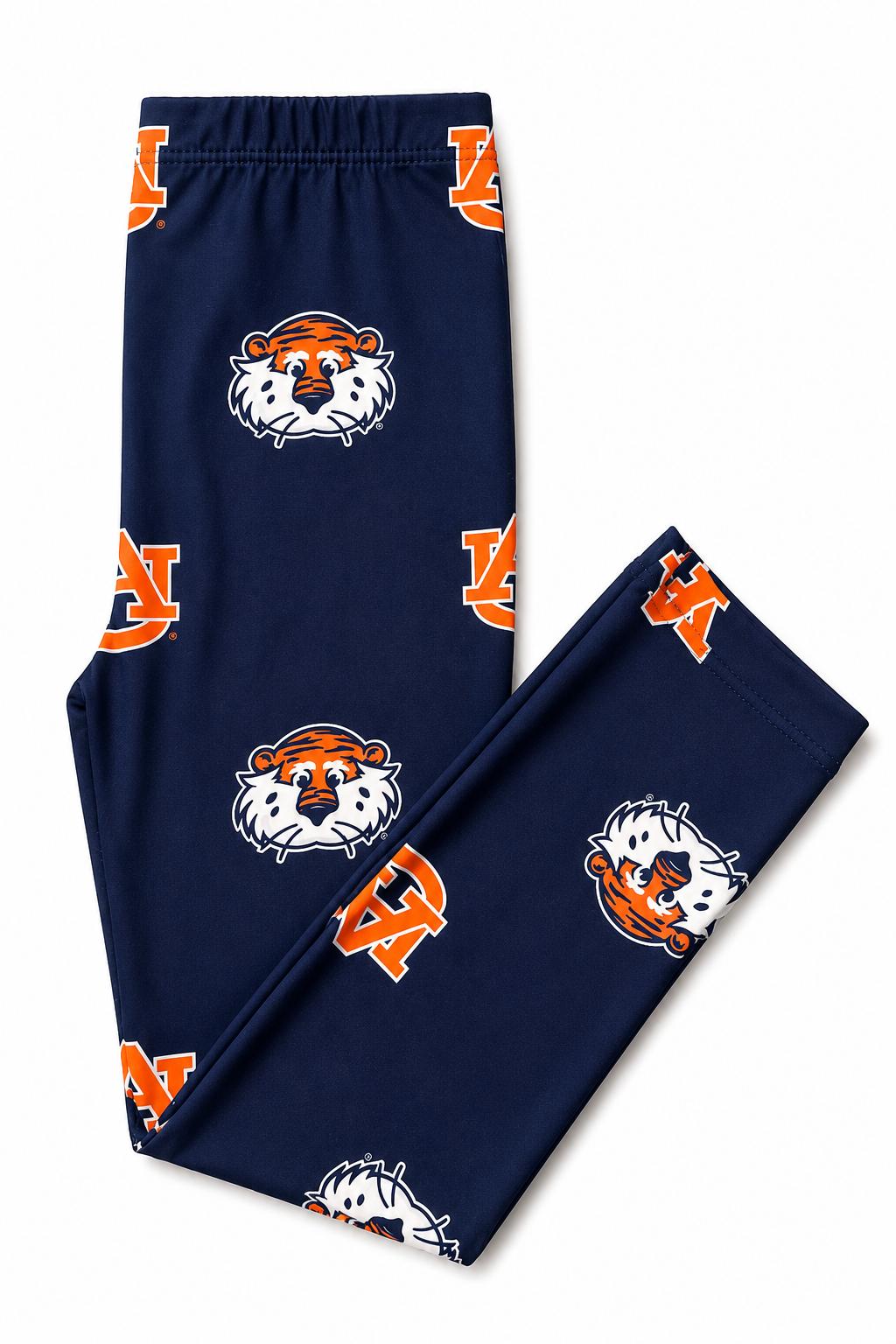 Auburn Blue Aubie Leggings