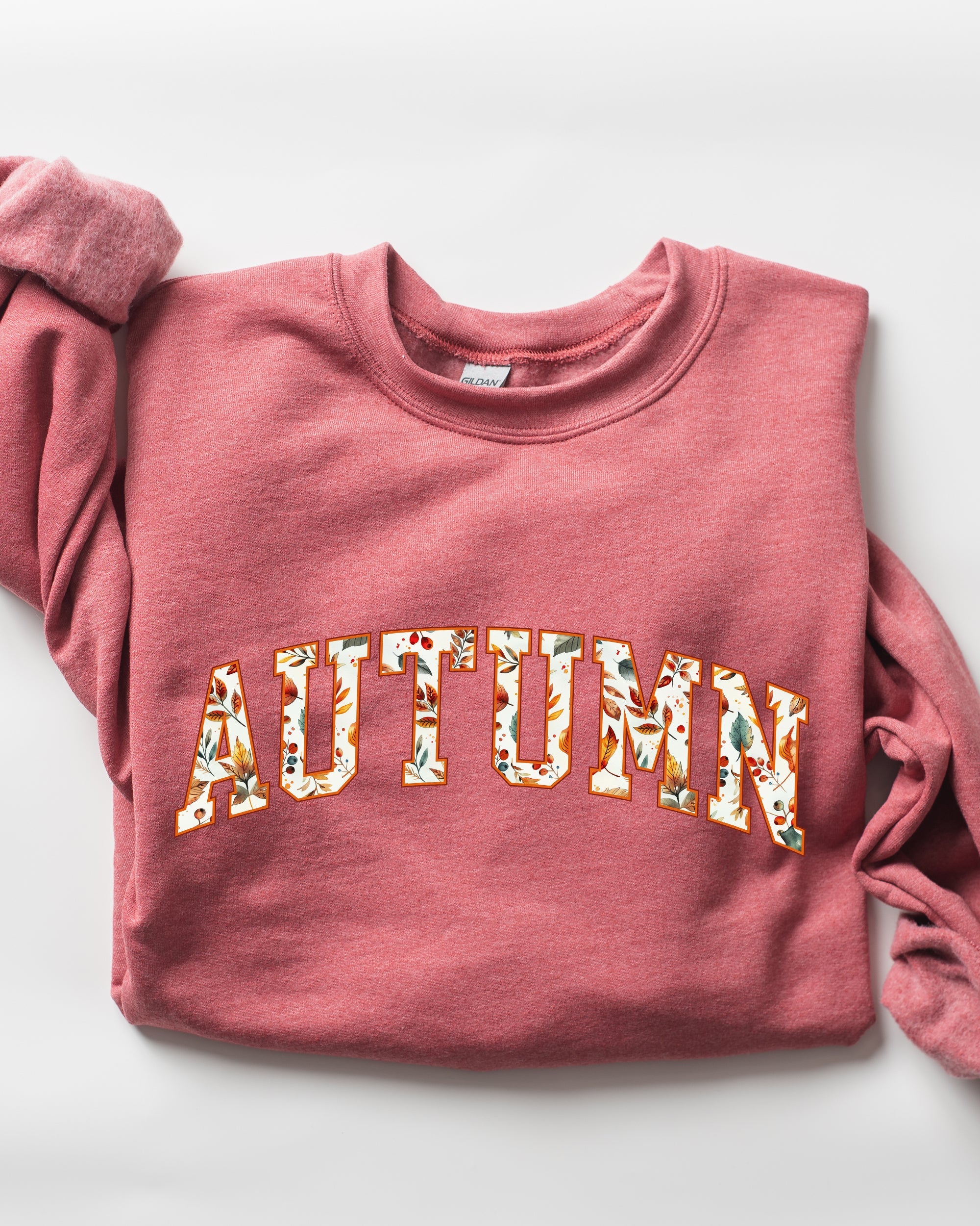 Autumn Varsity Fall Collegiate Retro Vintage Halloween Seasonal Graphic Sweatshirt