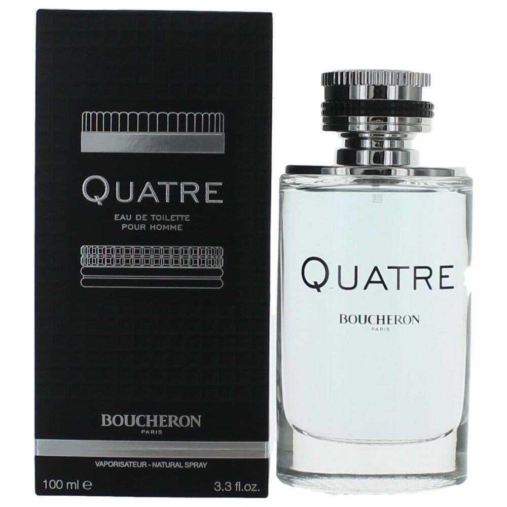 Boucheron Quatre Eau de Toilette Spray 3.4 oz for Men