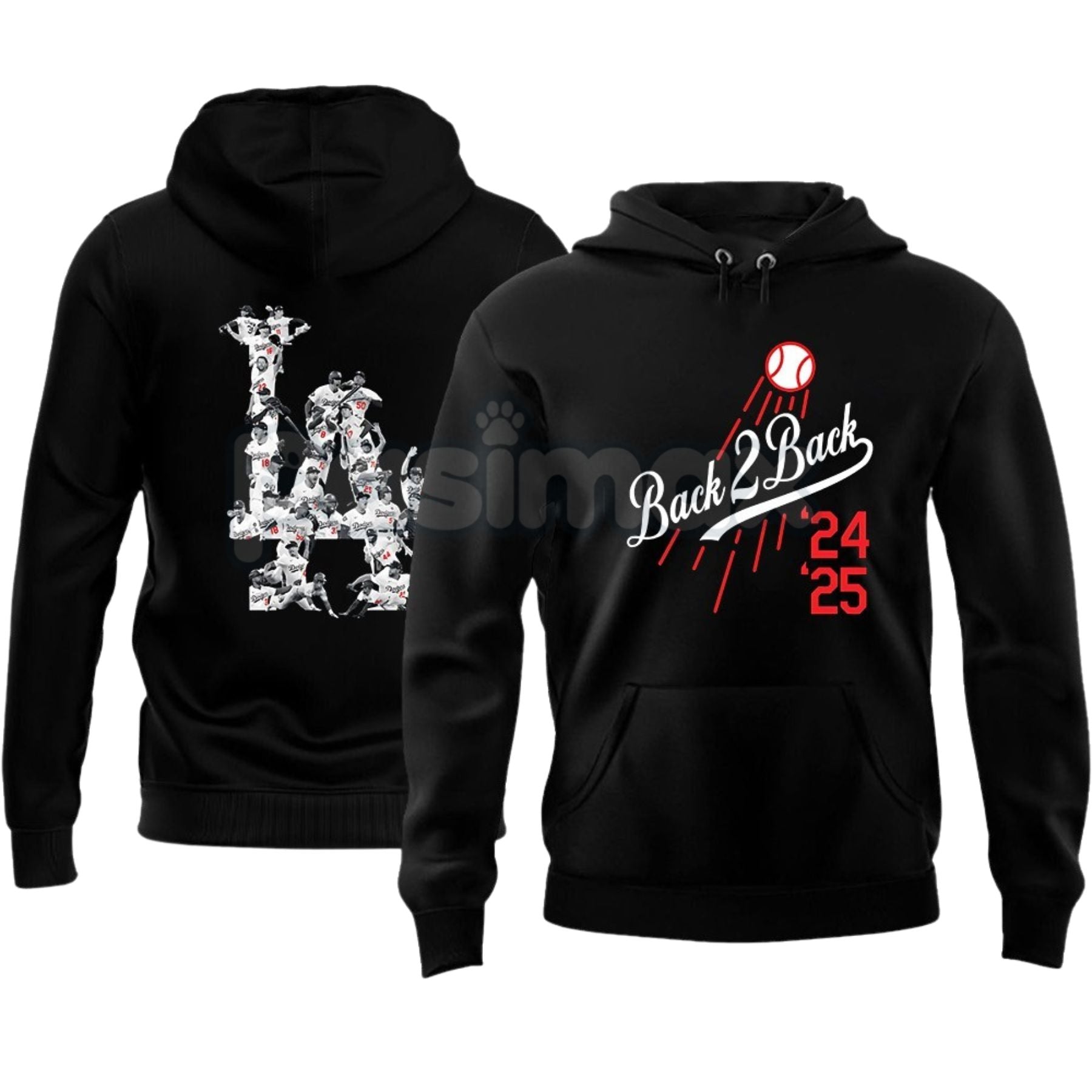 Back 2 Back Champions Hoodie – Commemorative Victory Pullover, Team Sports Fan Apparel, Unisex